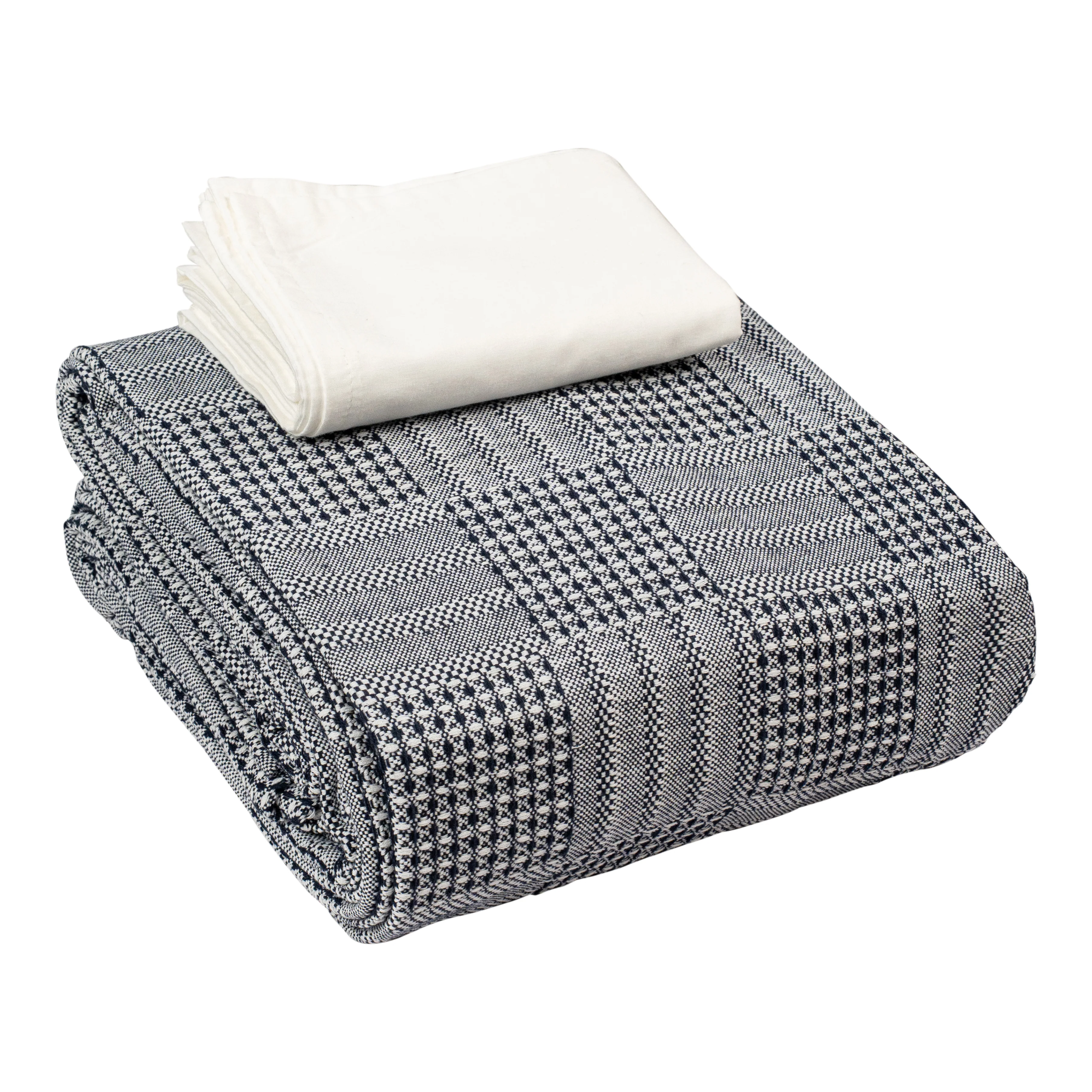 Saral Home Pure Cotton Bedsheet Set |Breathable Woven Bedspread with Pillow Cover | Huck Lace pattern | - Image 24
