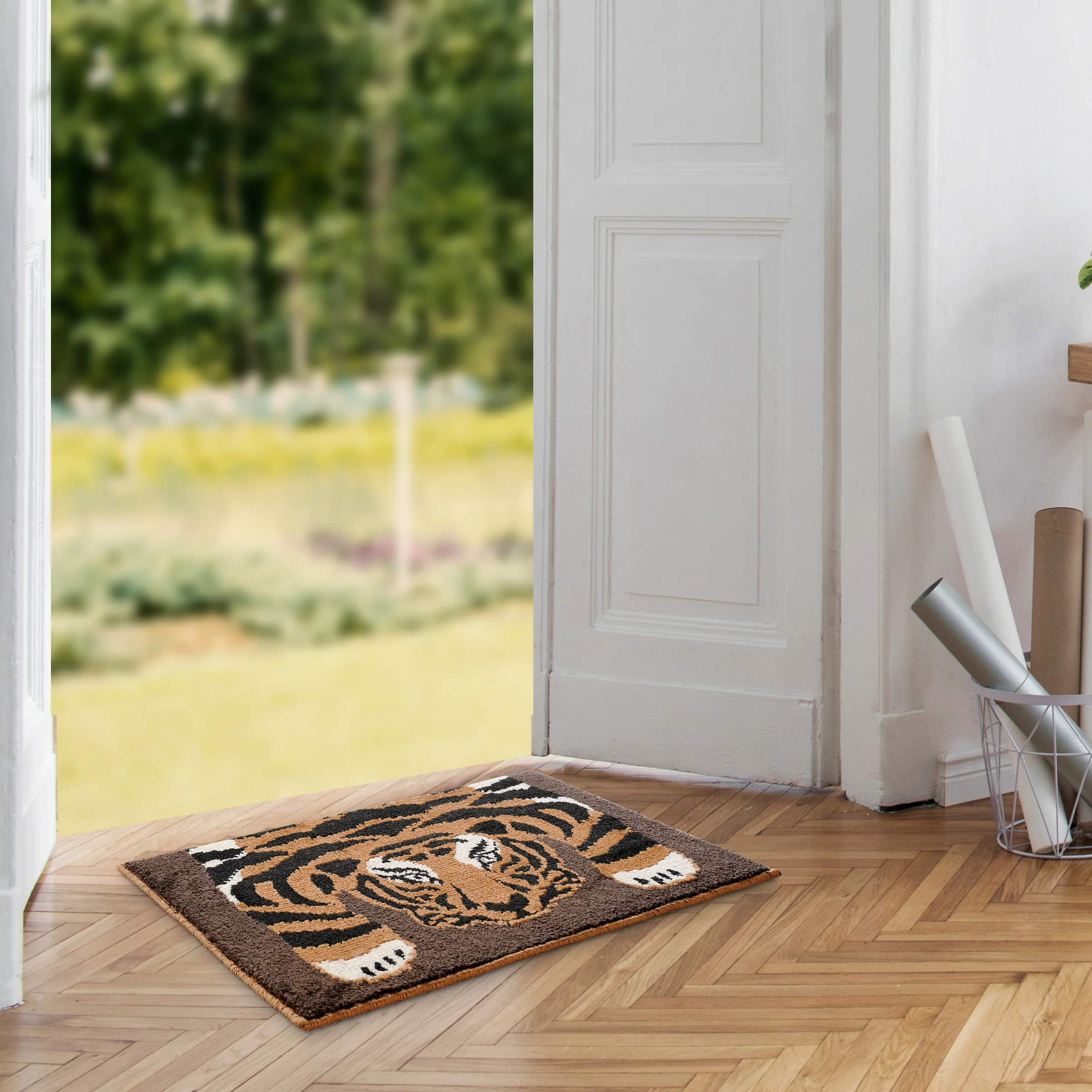 BAGH Anti-Slip Door Mat – 90x120 cm | Extra-Large Size with Natural Texture - Image 7