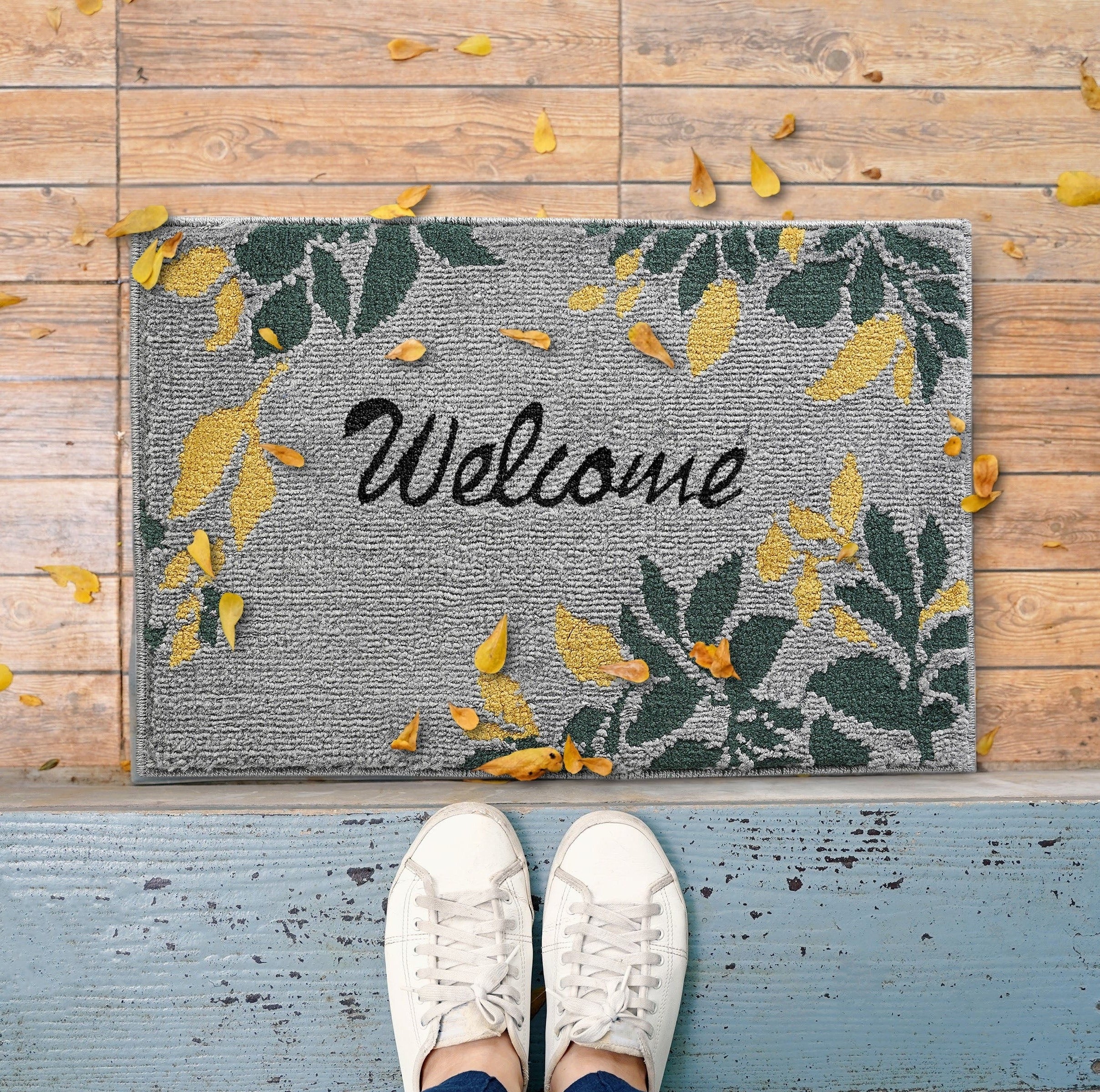 WELCOME Combo Strong Anti-Slip Door Mat – Set of 2 | Durable Grip & Easy Wash - Image 14