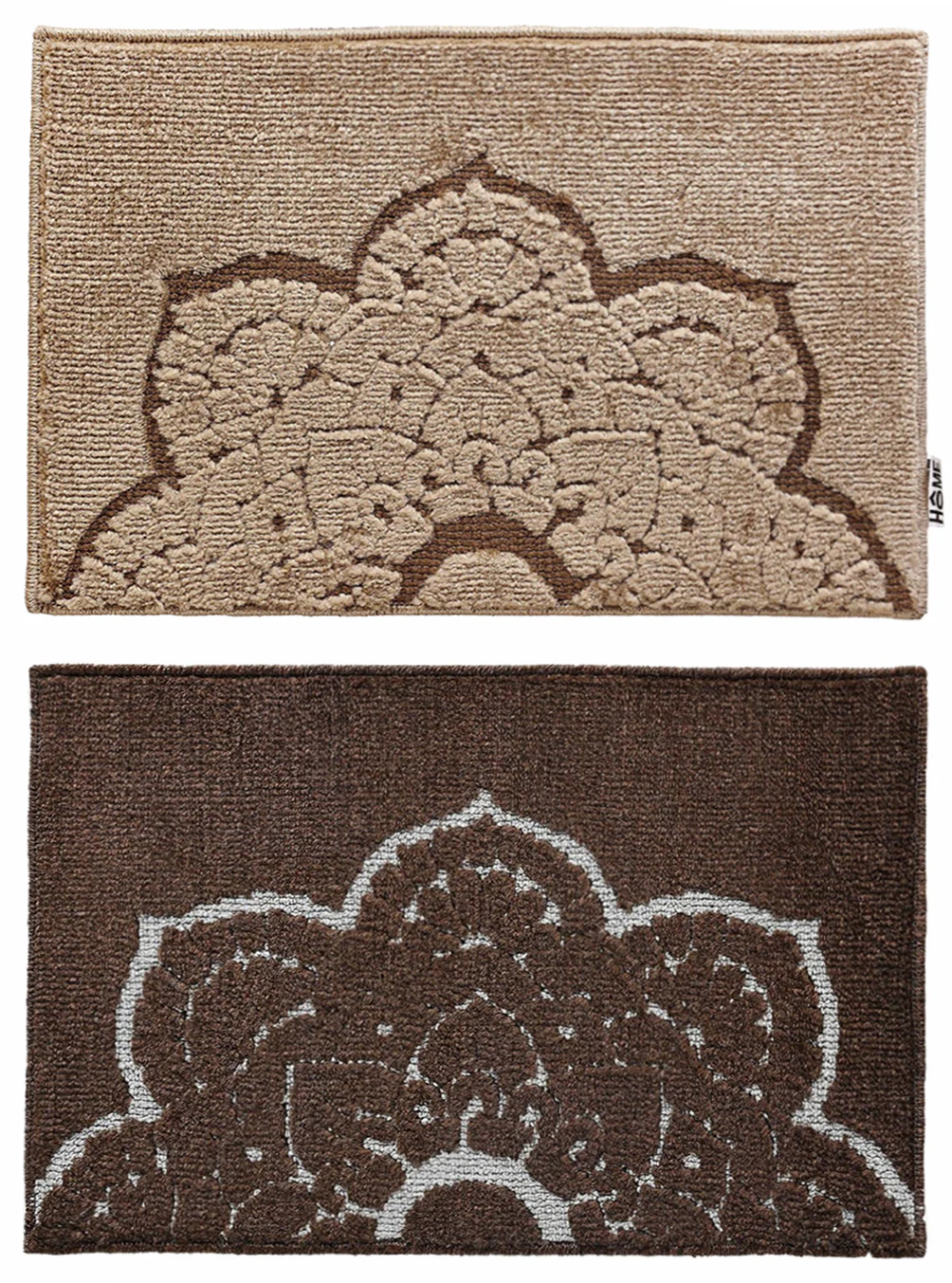 MANDALA Combo Strong Anti-Slip Door Mat – Set of 2 | Artistic Pattern & Premium Texture - Image 2