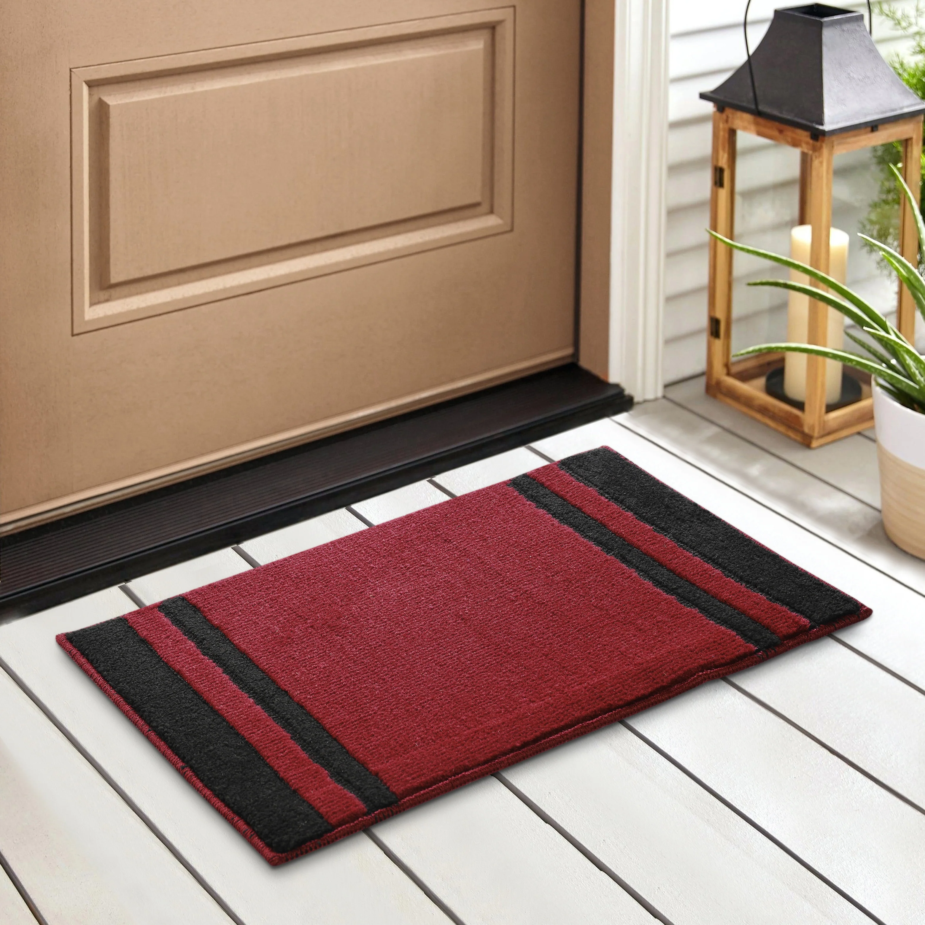 BALANCE Combo Strong Anti-Slip Door Mat – Set of 2 | Dual Design with Firm Grip - Image 2