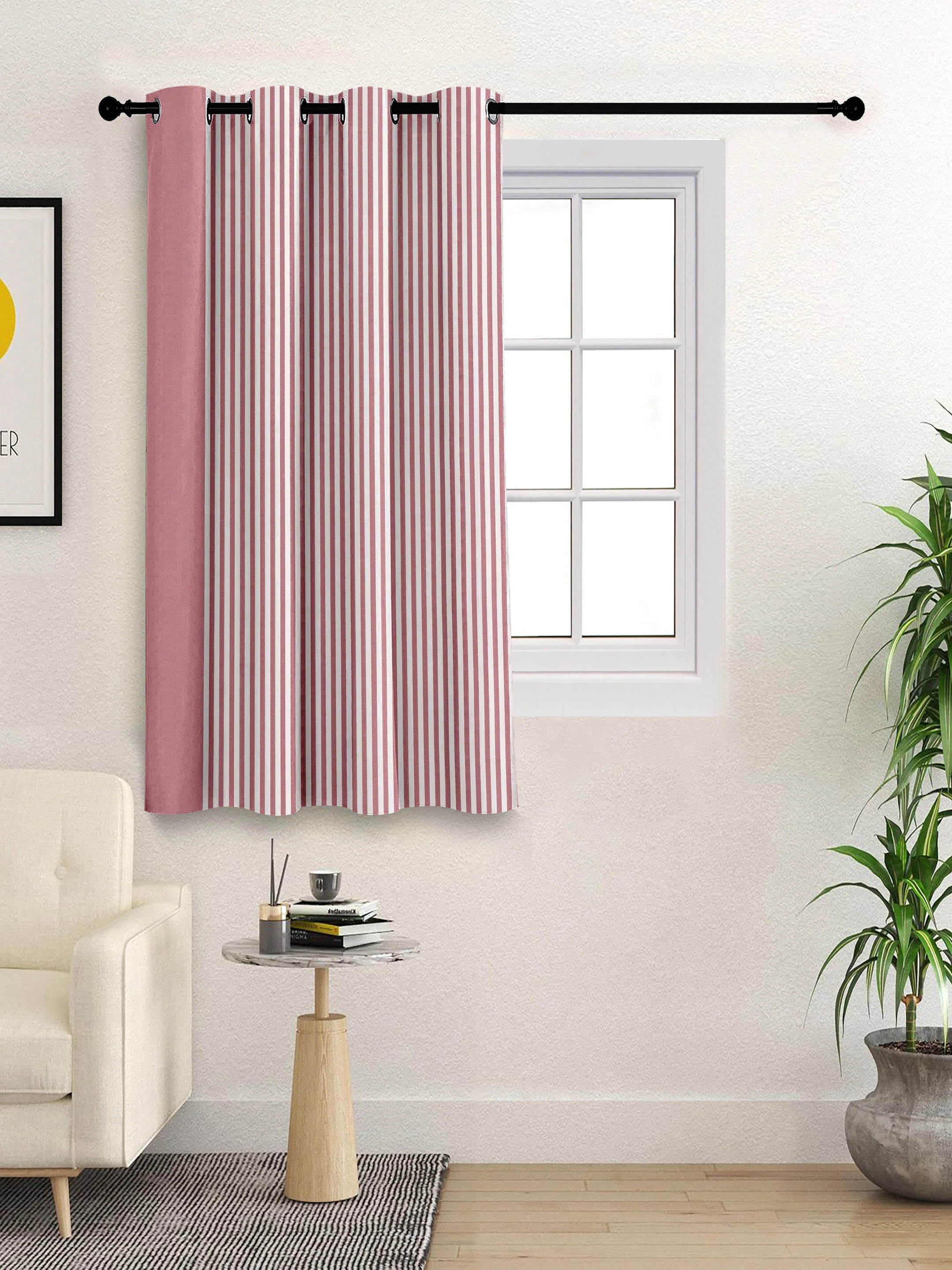 Even Stripe Handmade Cotton Curtains - Image 11