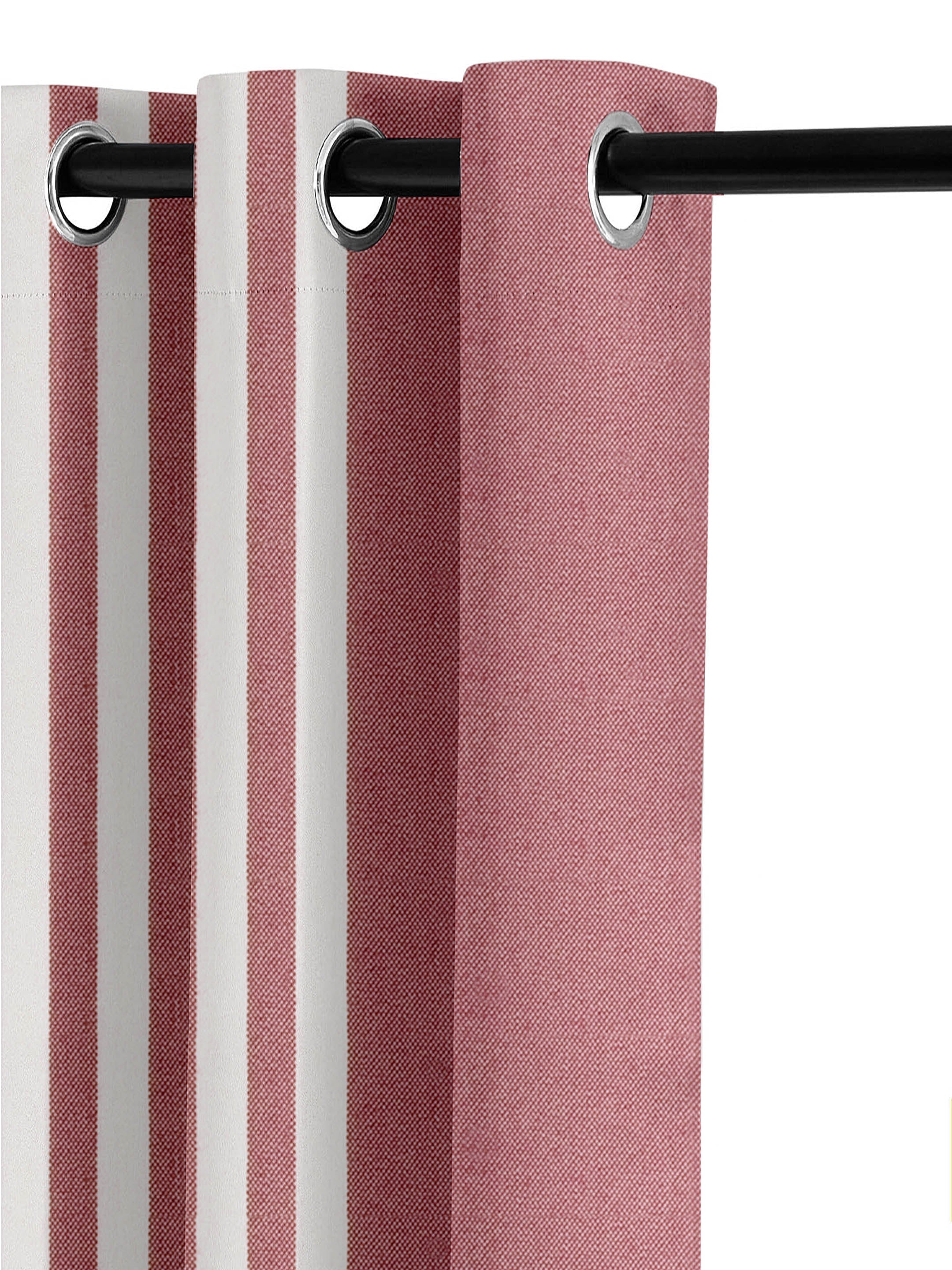 Even Stripe Handmade Cotton Curtains - Image 13