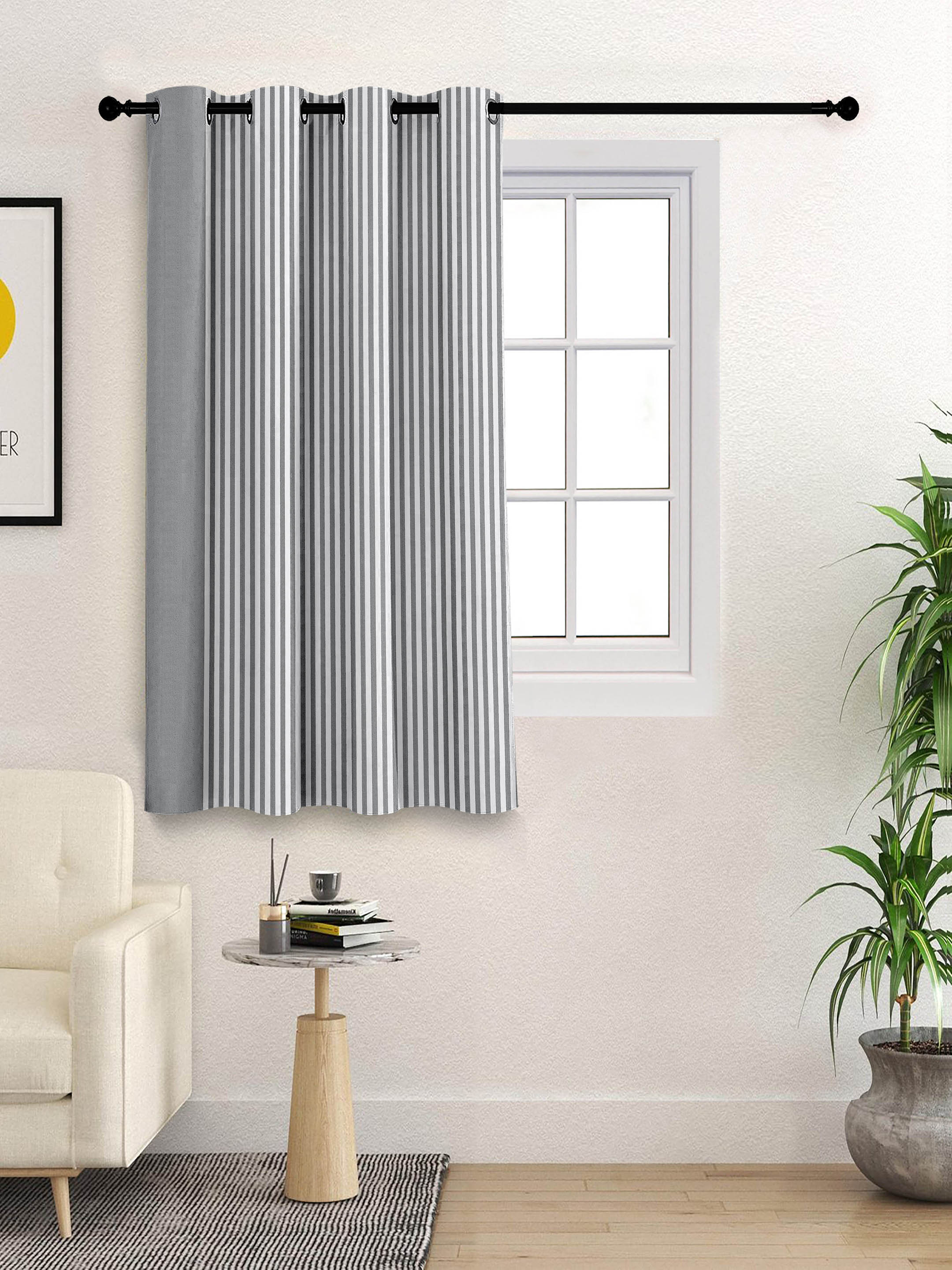 Even Stripe Handmade Cotton Curtains - Image 28