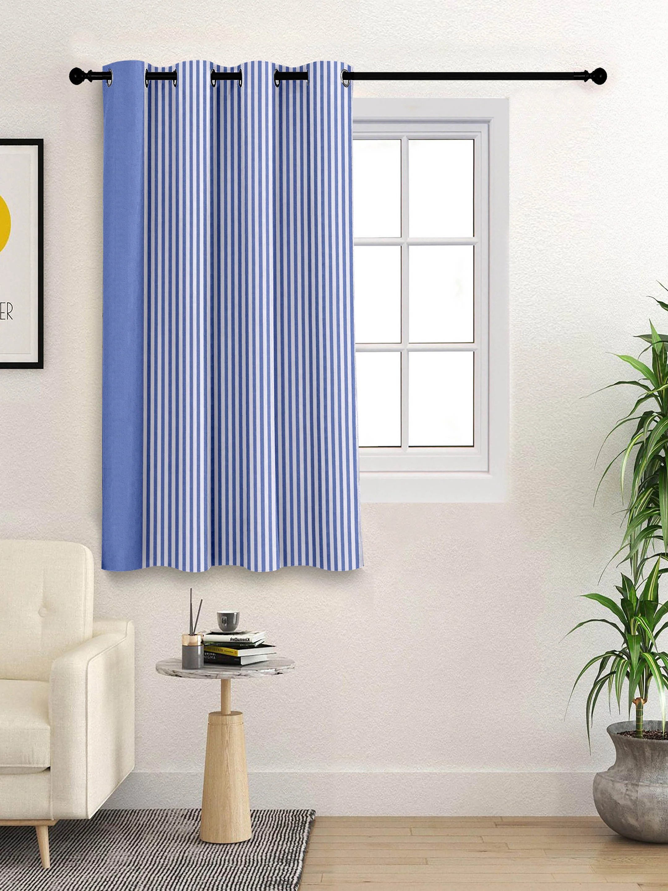 Even Stripe Handmade Cotton Curtains - Image 23