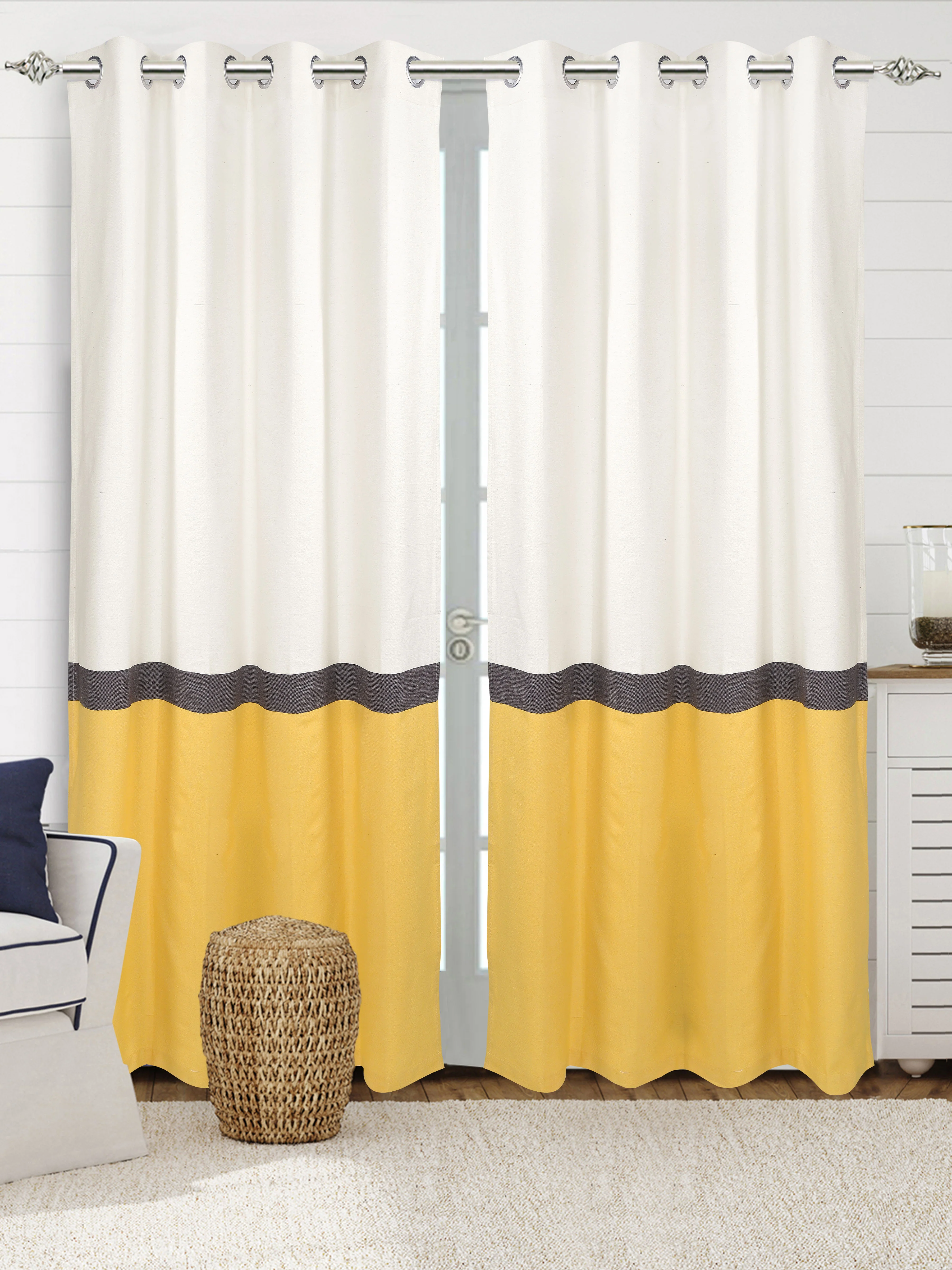 Awning Cotton Curtains | Subtle Texture with Premium Look