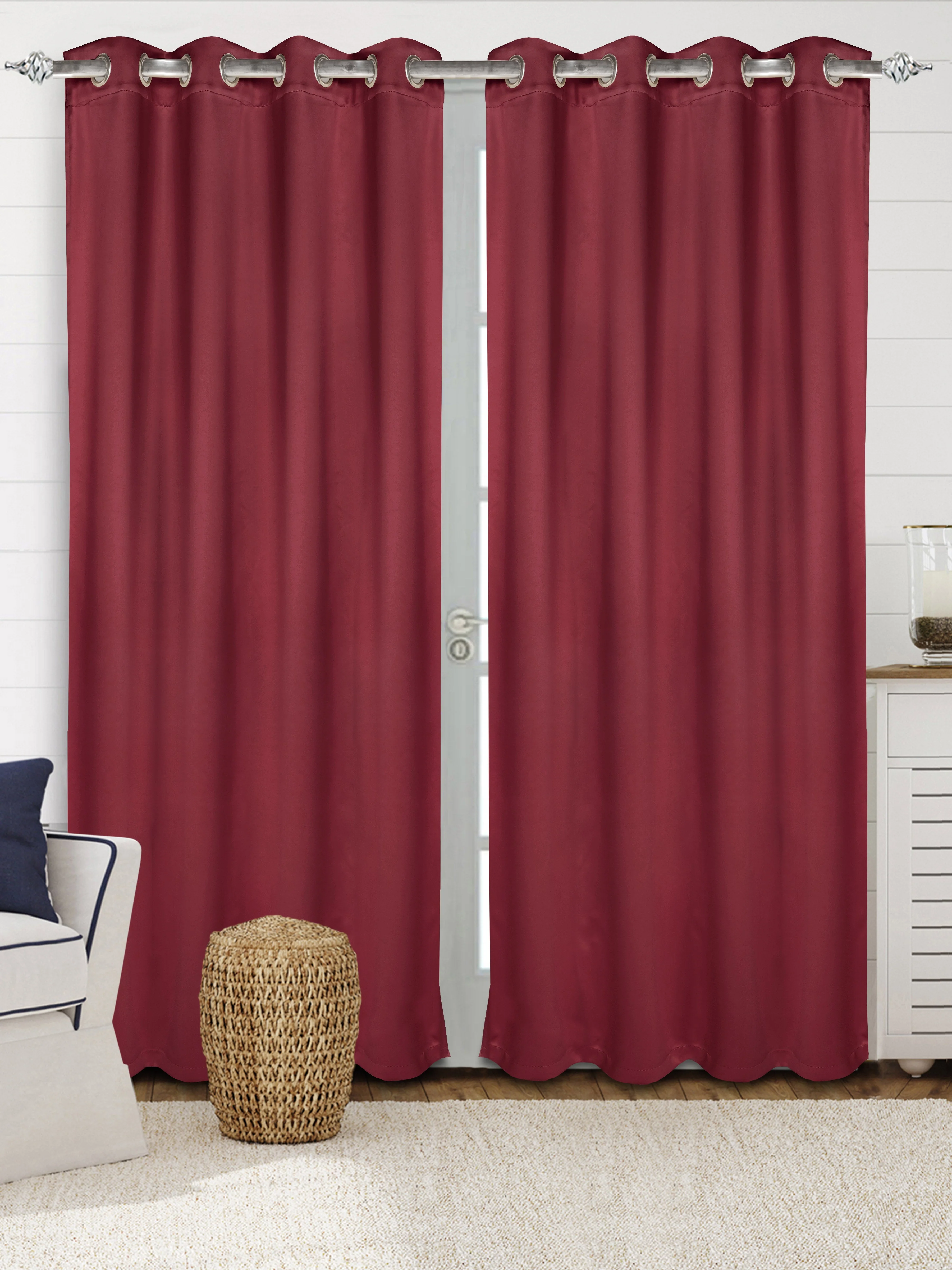 Blackout Satin Curtains | Light-Blocking & Premium Finish - Image 23