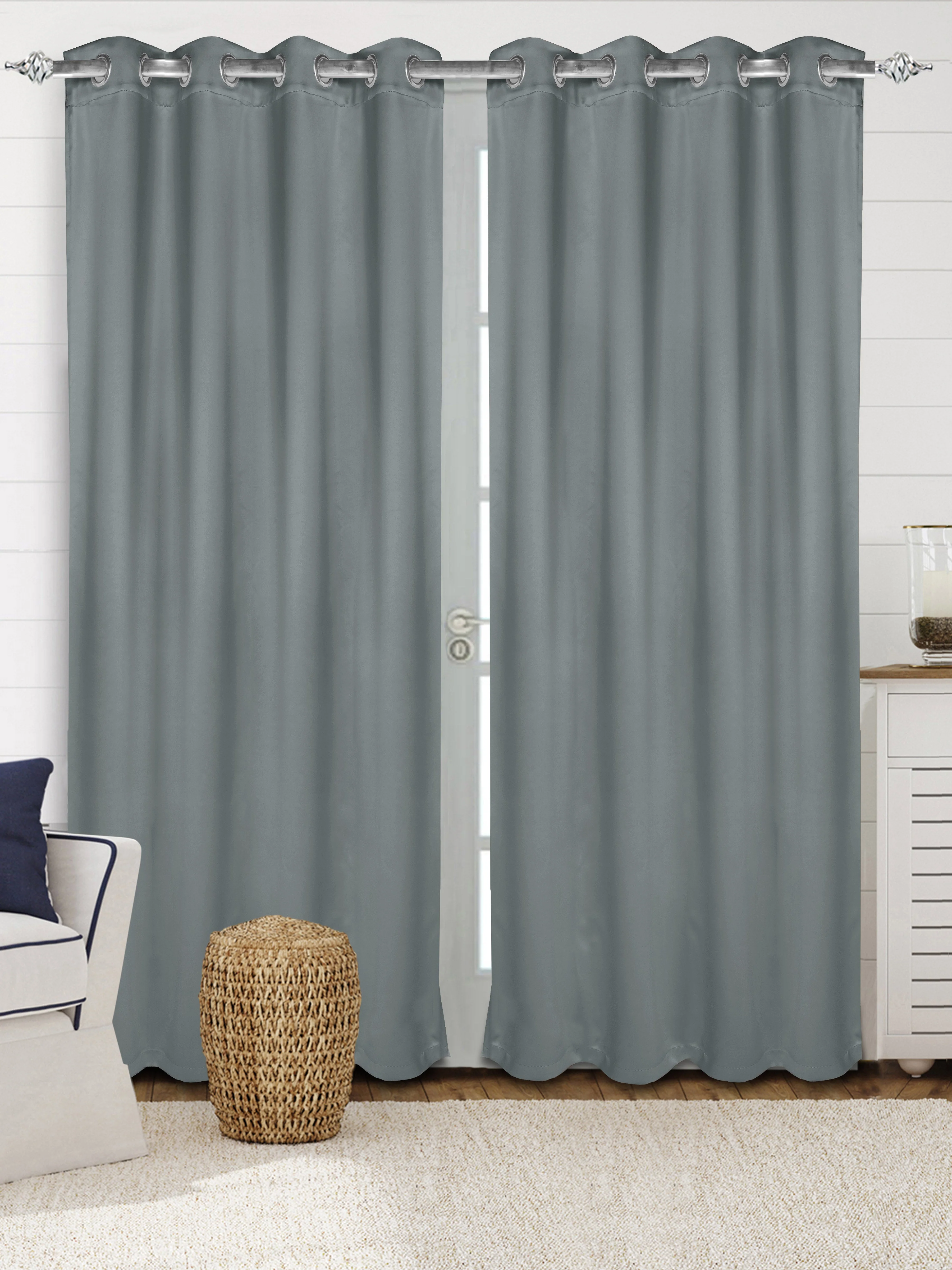 Blackout Satin Curtains | Light-Blocking & Premium Finish