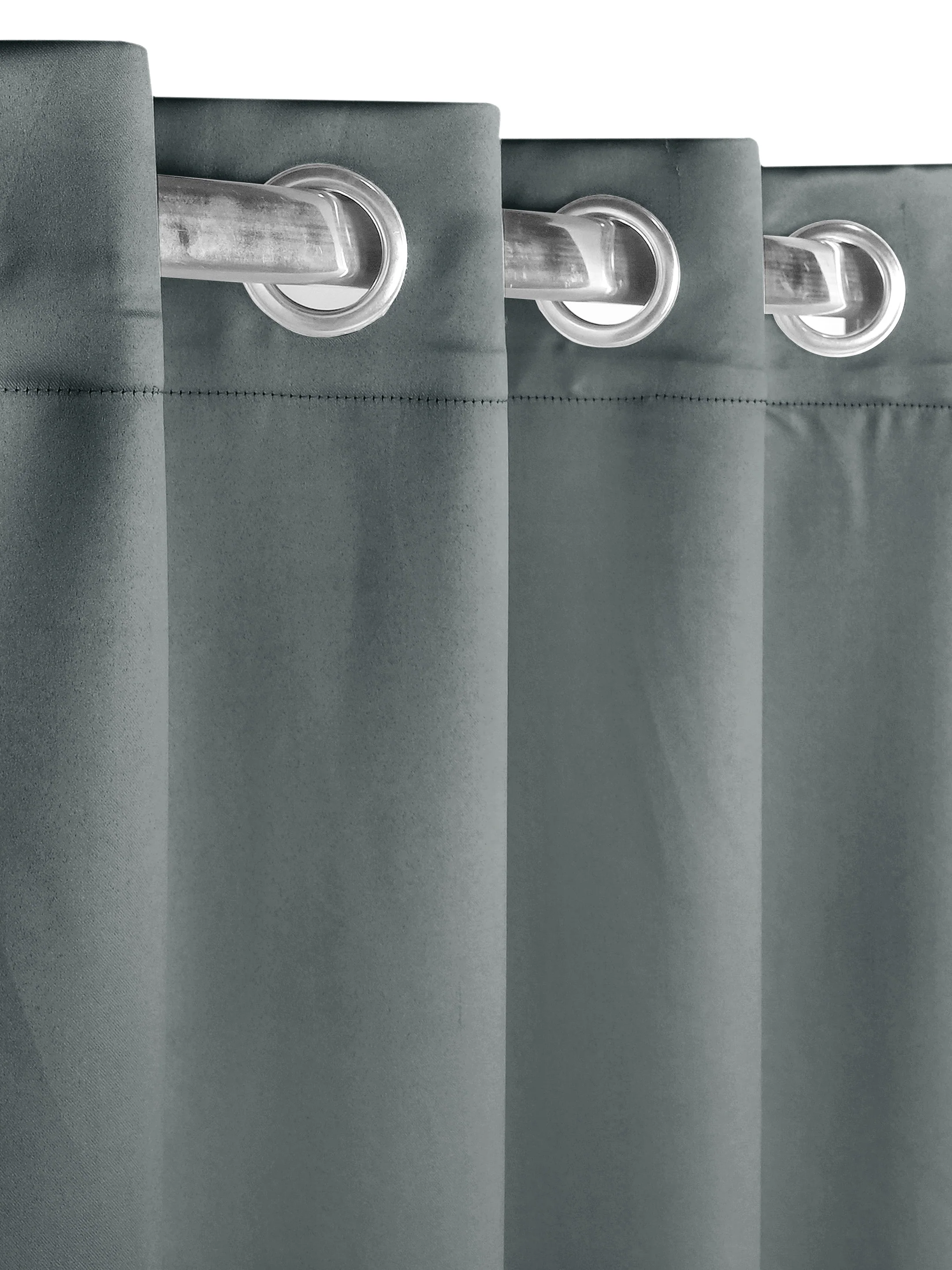Blackout Satin Curtains | Light-Blocking & Premium Finish - Image 2