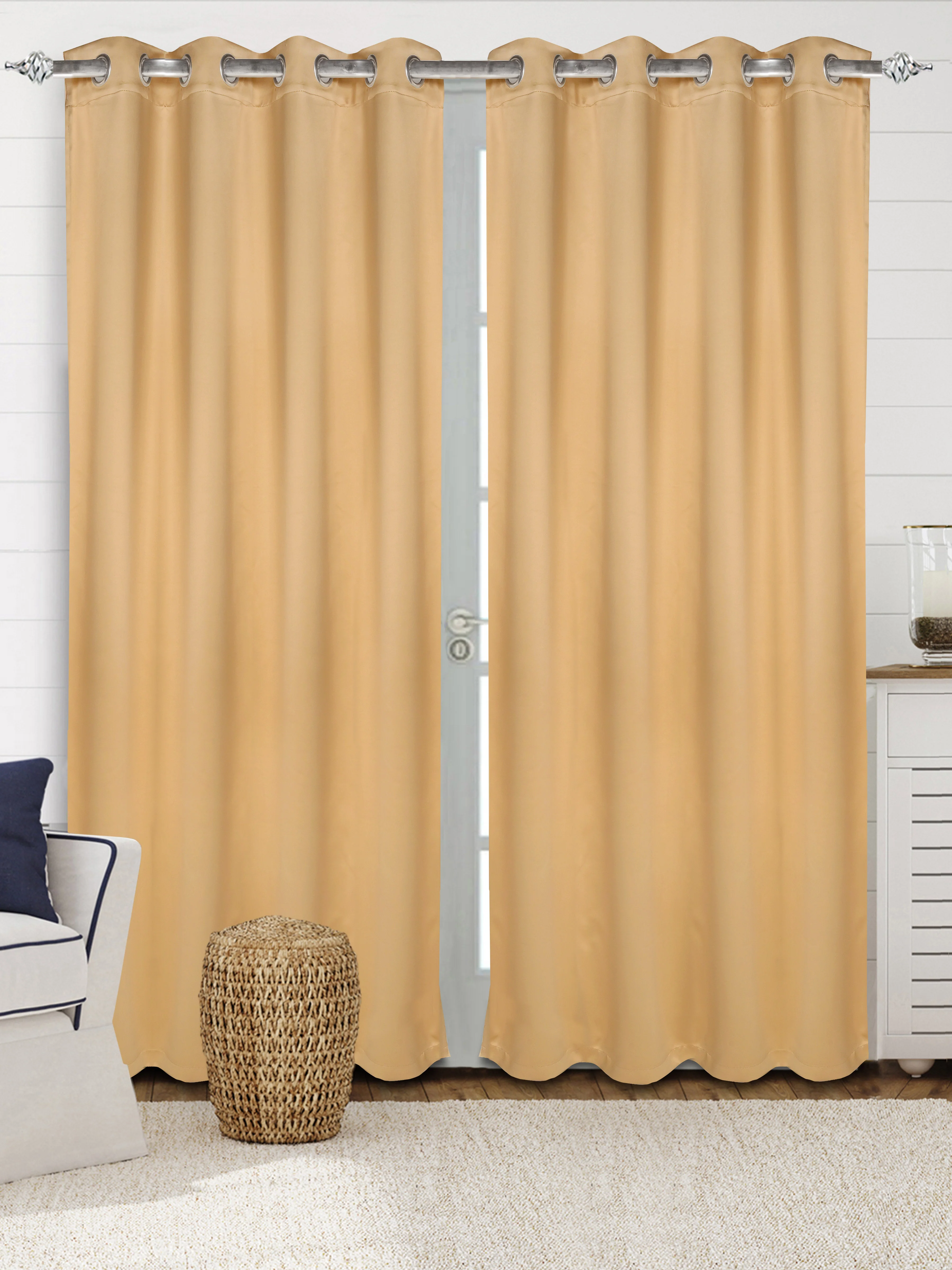 Blackout Satin Curtains | Light-Blocking & Premium Finish - Image 9