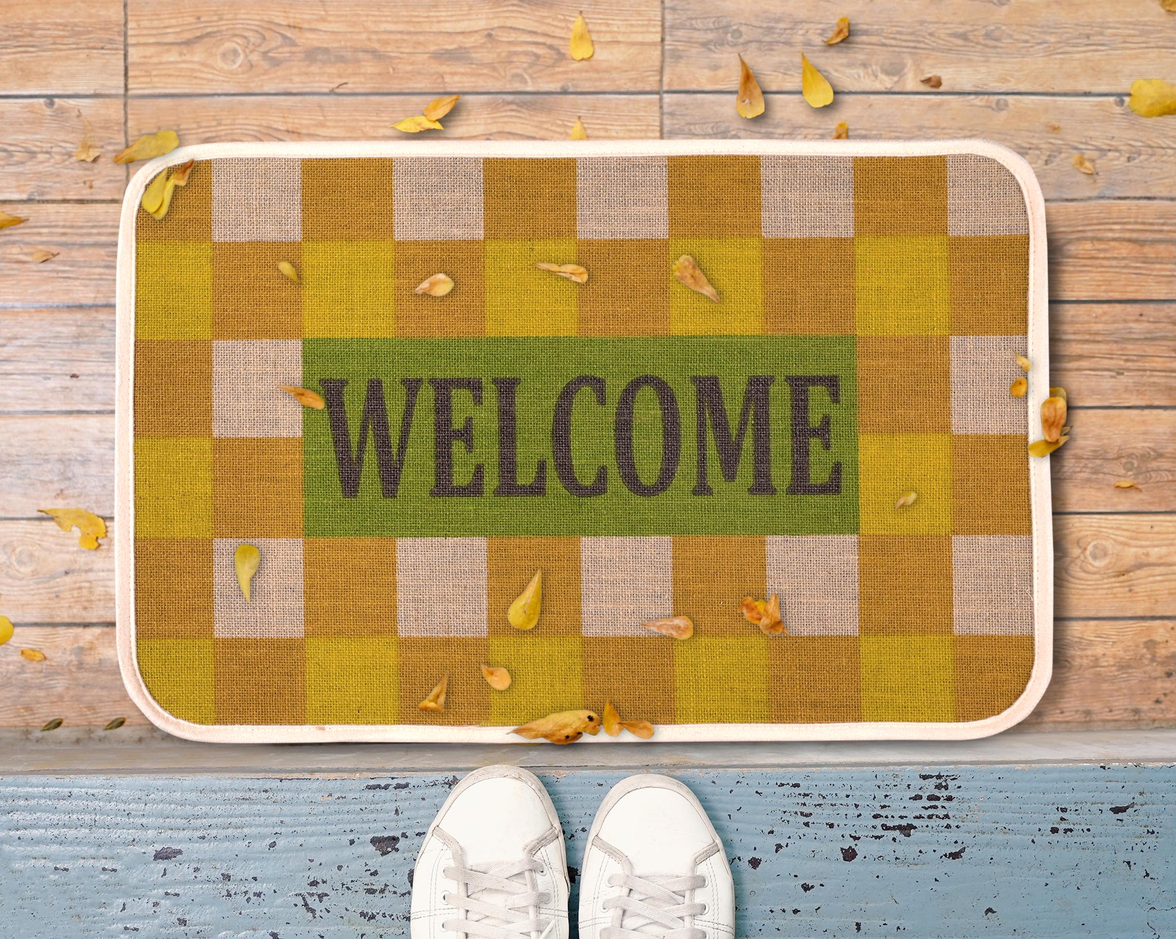 BLOOM Jute Doormats | Eco Friendly with Anti-Skid TPR Backing | Durable | Floor Mat Combo Pack of 3 Pcs Size 40x60 CM - Image 6