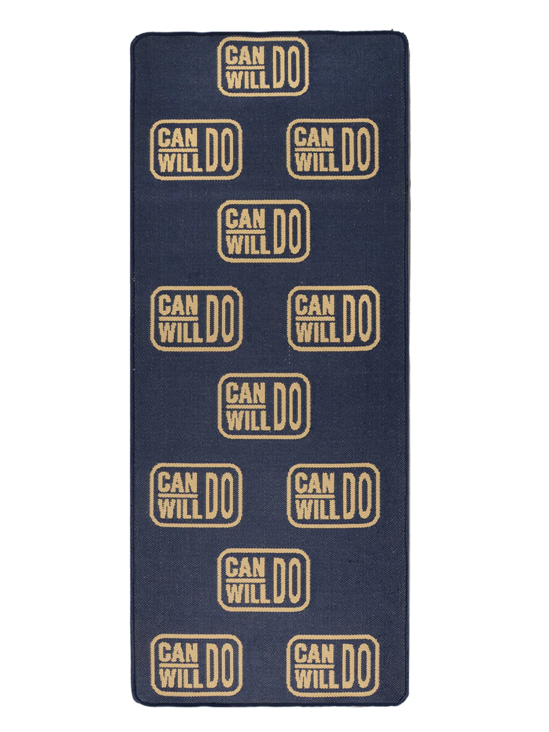 Mint Anti-Slip Yoga Mat with Can-Will-Do print – Motivational Print | Non-Toxic Surface - Image 6