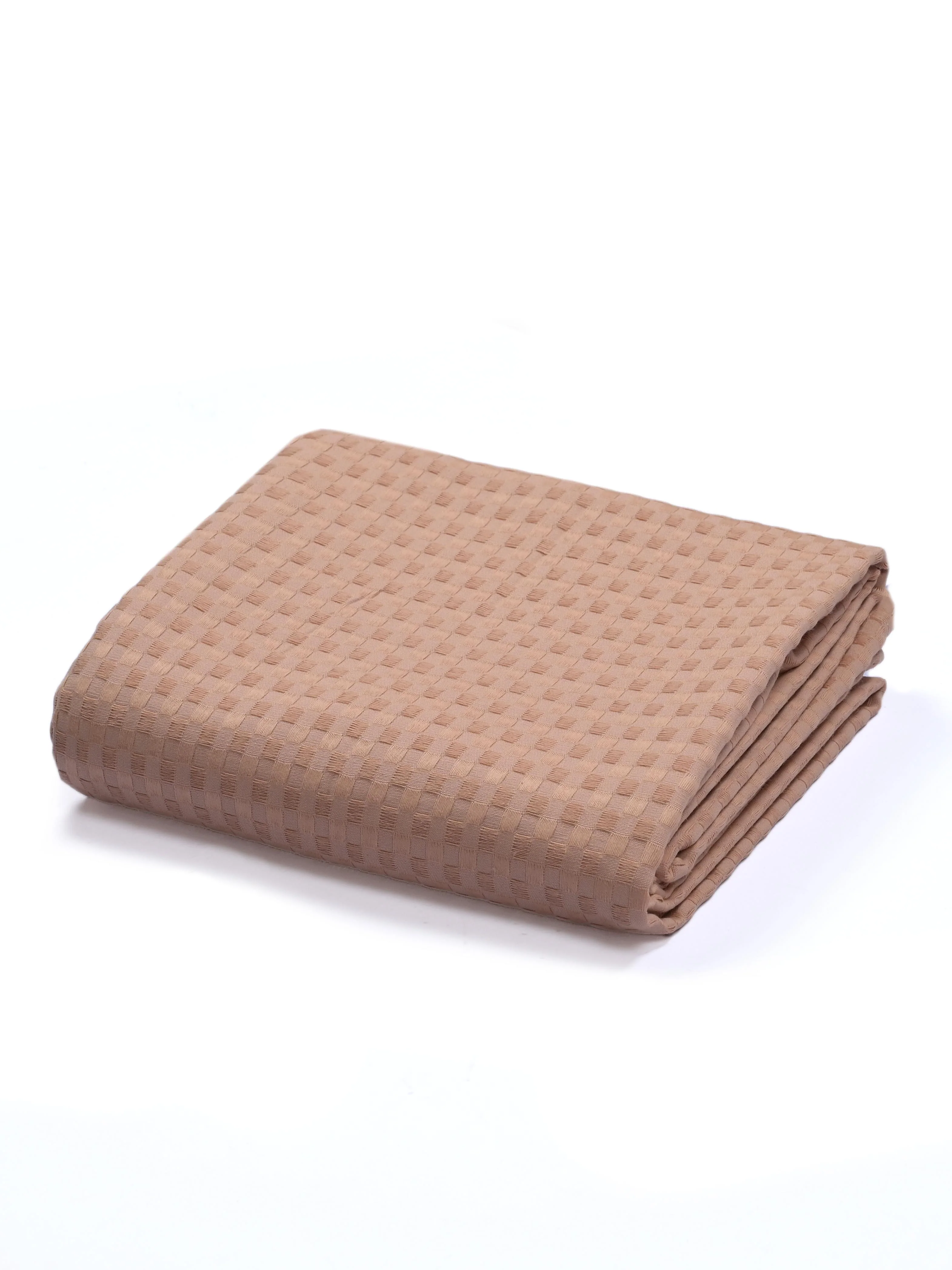 Waffle Cotton Sofa Throw Cover | Textured Weave - Image 25