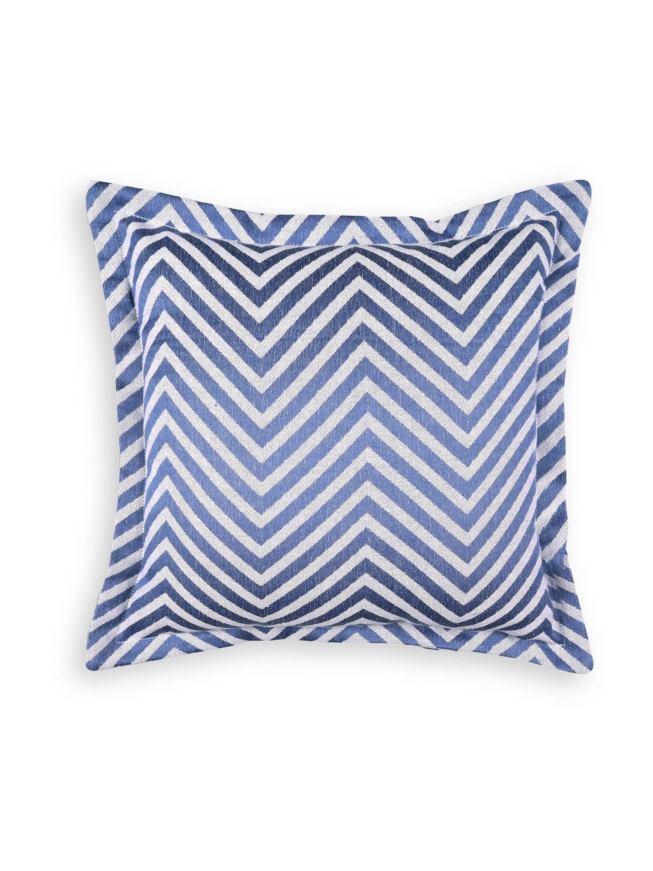 Chevron Damask Cushion Covers – Rich Rust Tone with Elegant Pattern - Image 3