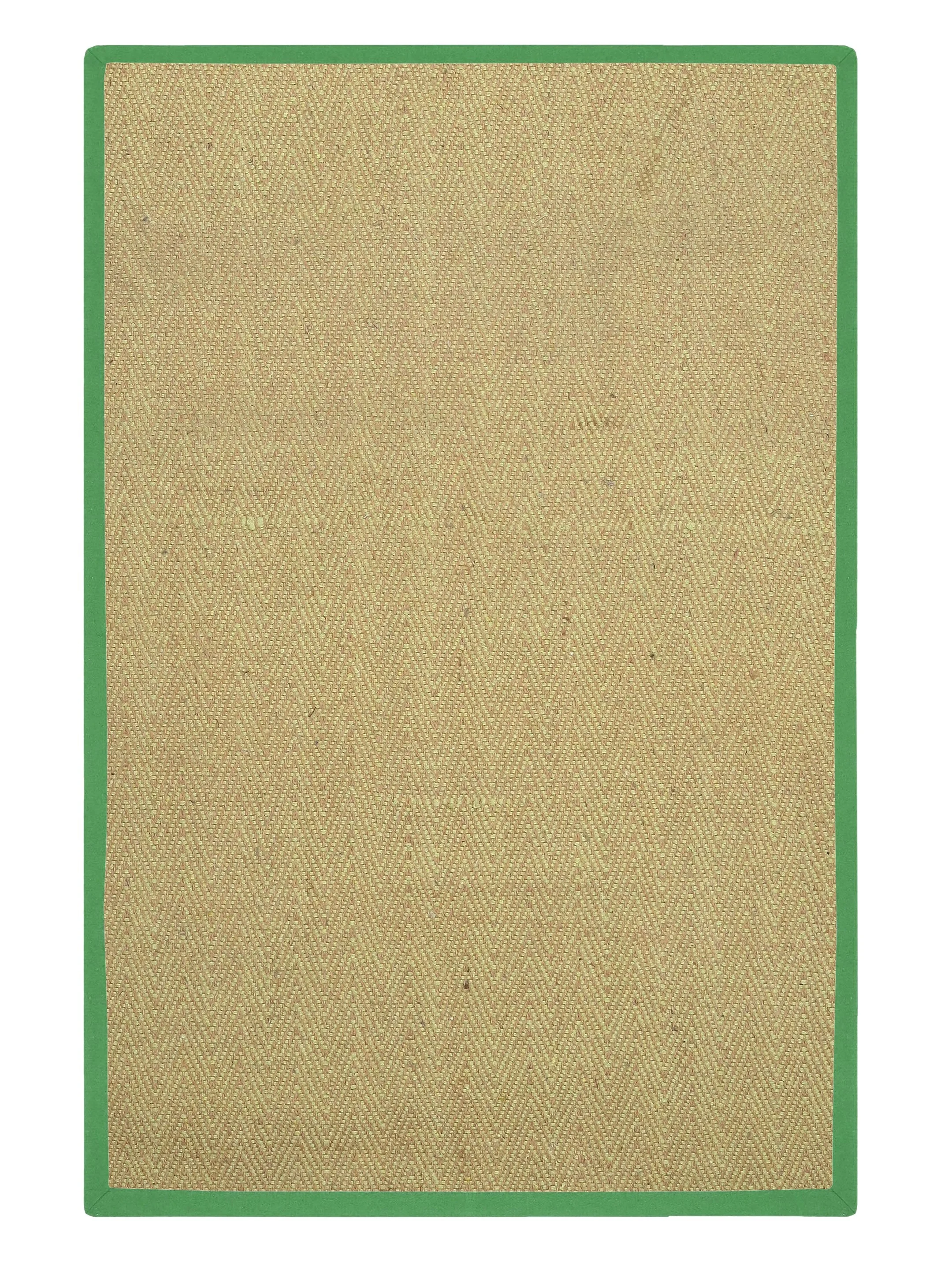 Chevron Jute & Cotton Woven Anti-Slip Strong Border Rug - Image 3