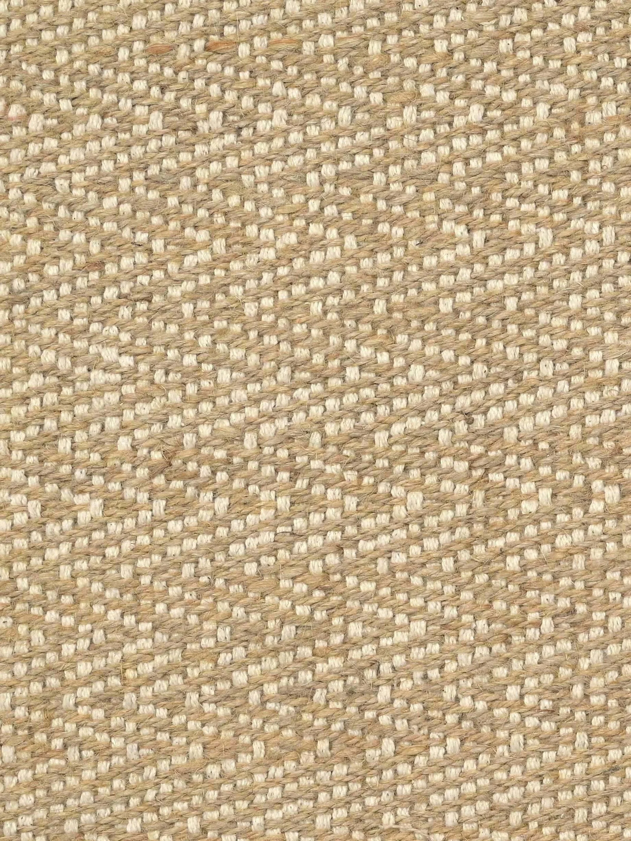 Chevron Jute & Cotton Woven Anti-Slip Strong Border Door Mat - Image 3