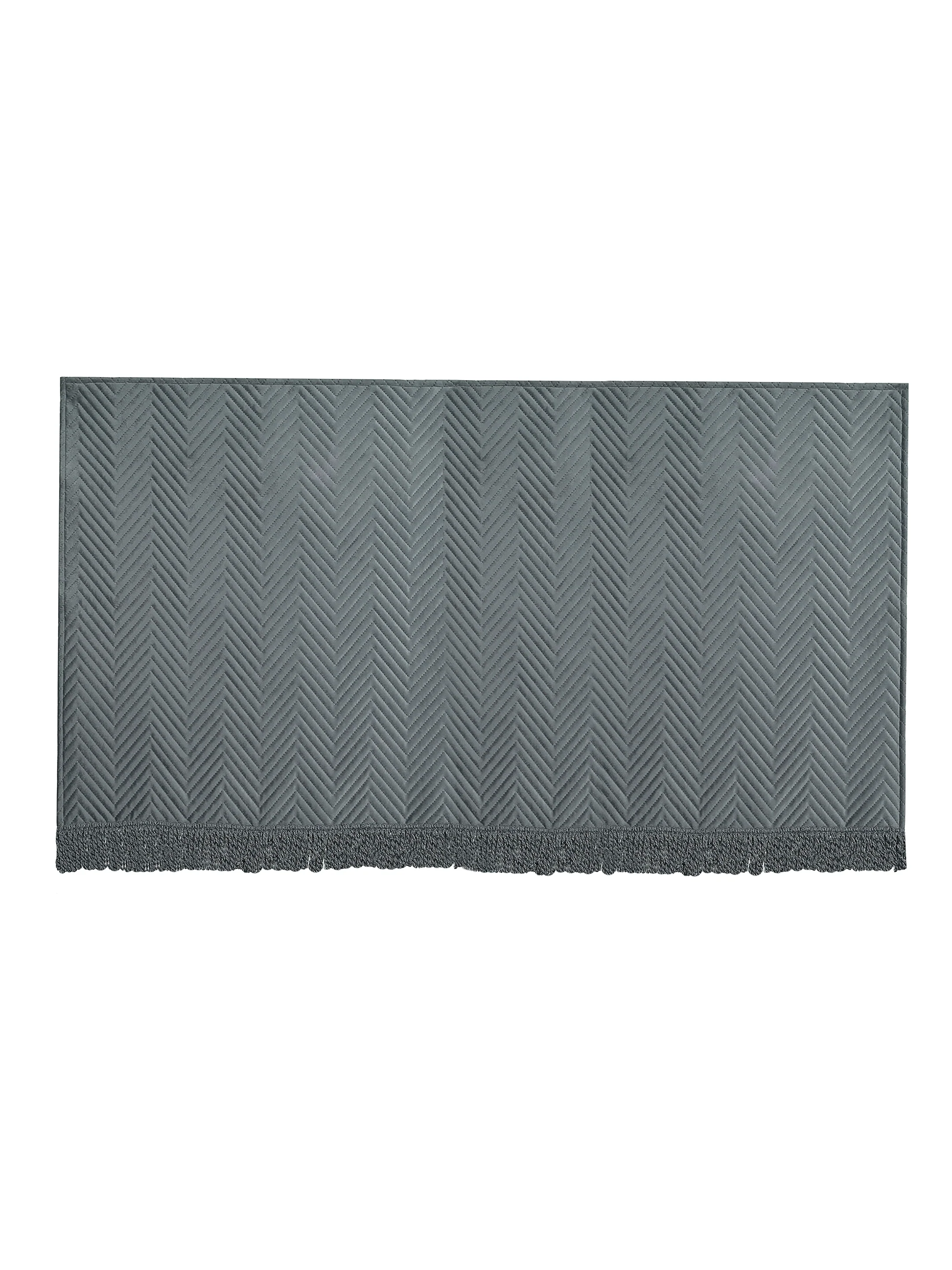 CHEVRON Velvet Sofa Cover | 2 Seater Set with 2 Cushions & 2 Arm Covers - Image 13