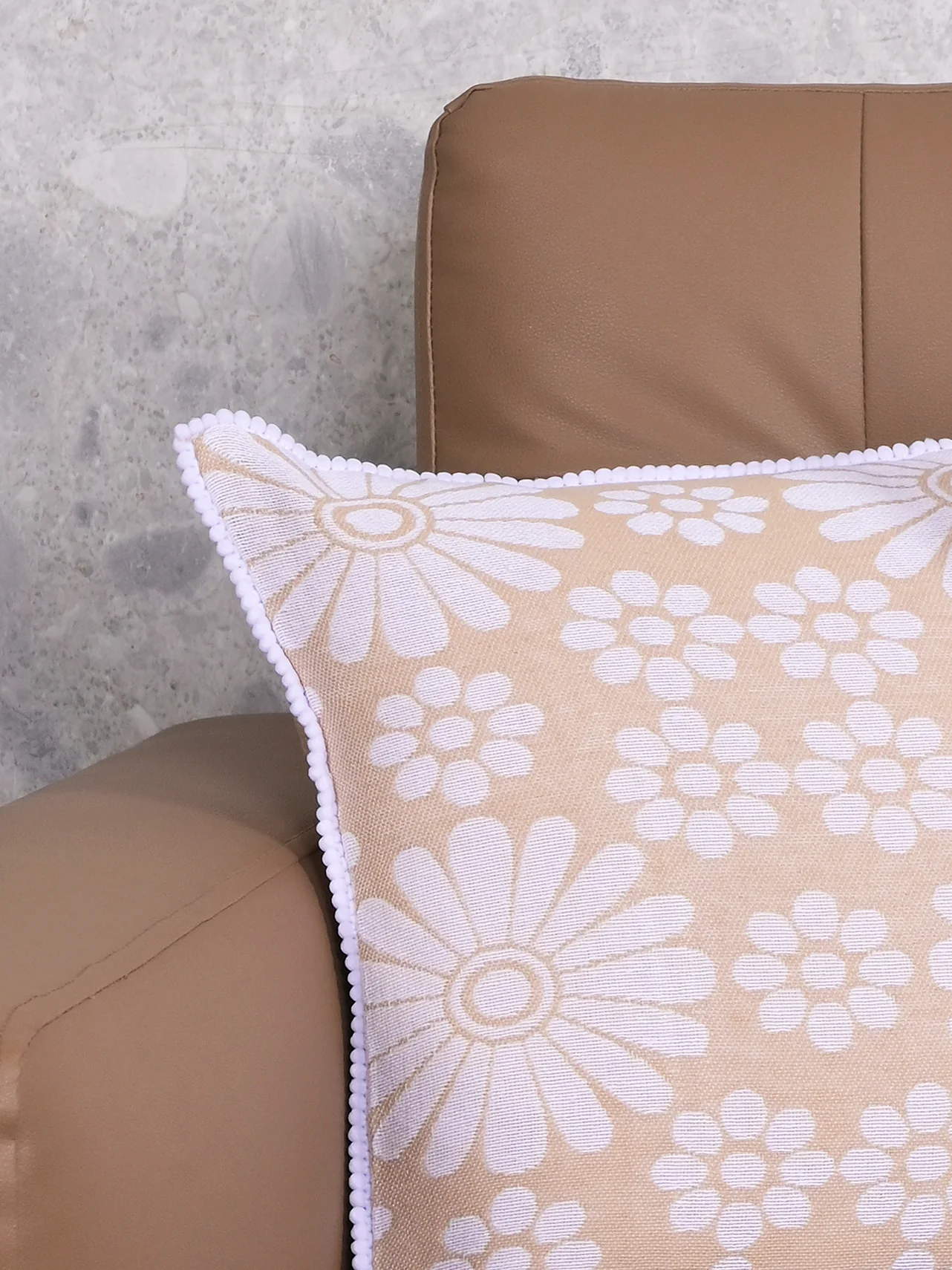 Chitki Embroidered Cushion Cover | Handcrafted Detailing & Soft Cotton Finish - Image 4