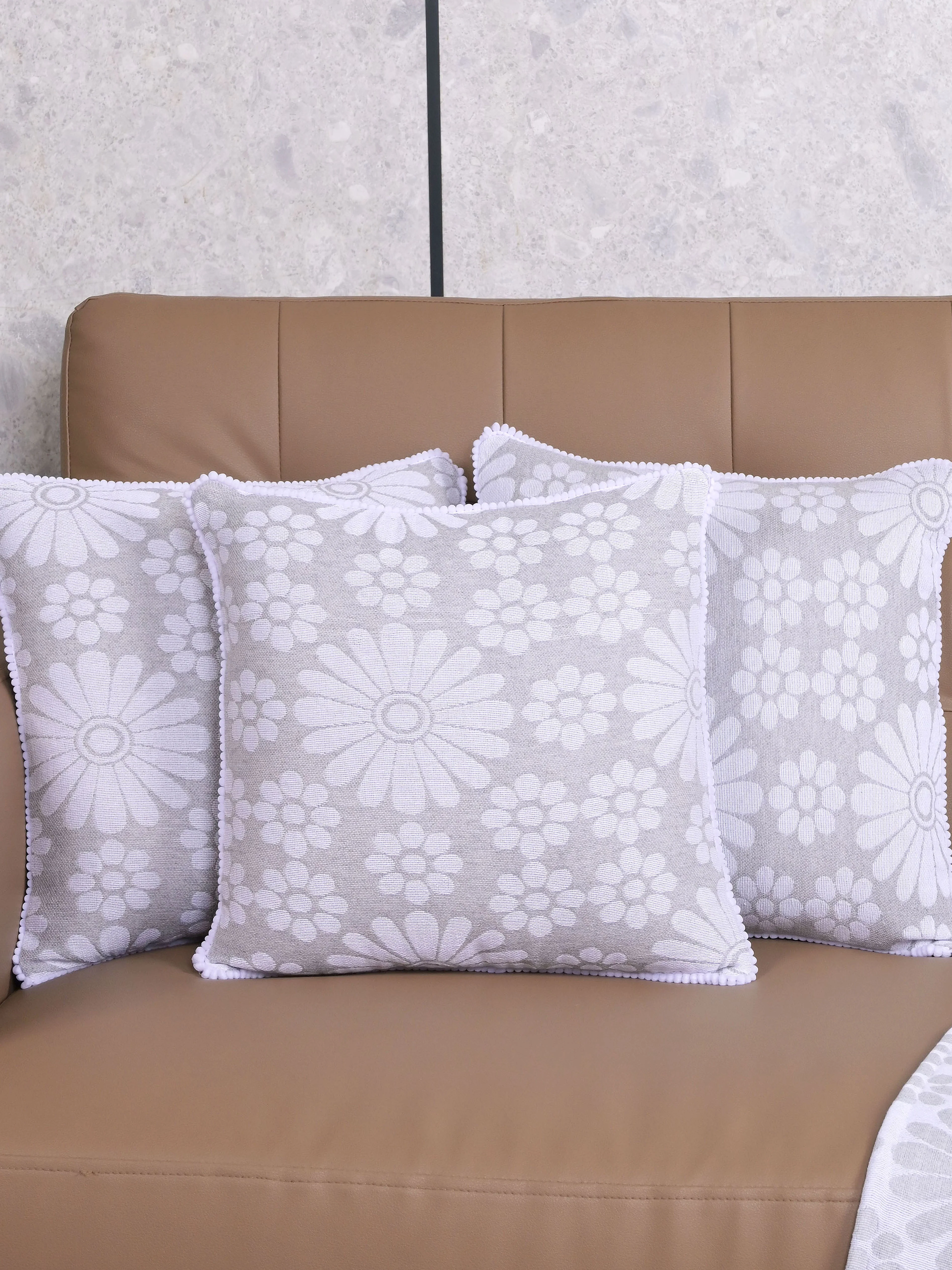 Chitki Embroidered Cushion Cover | Handcrafted Detailing & Soft Cotton Finish - Image 2