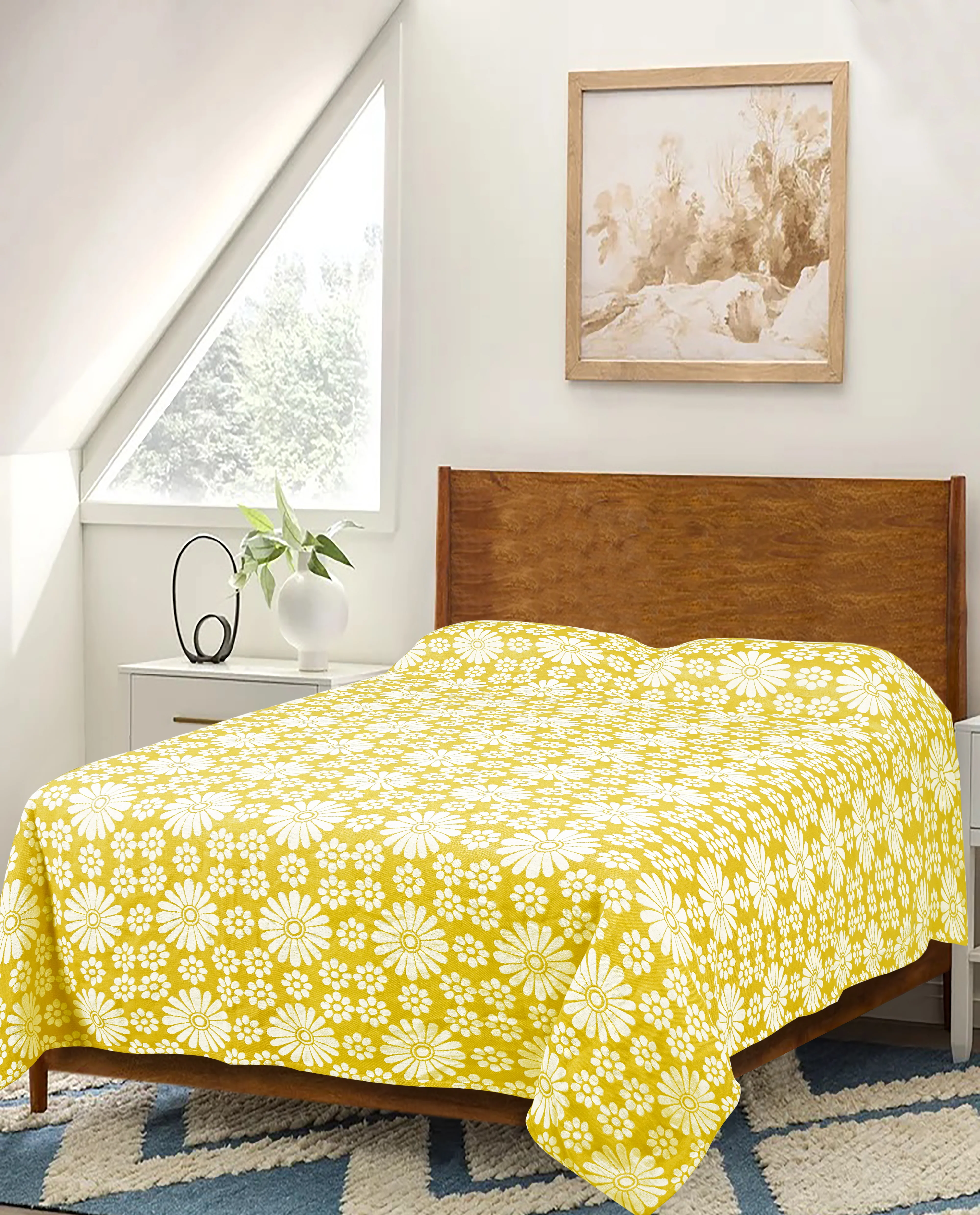 CHITKI Cotton Bed Cover Sheet – Lightweight Comforter, No Pillow Covers Included - Image 14