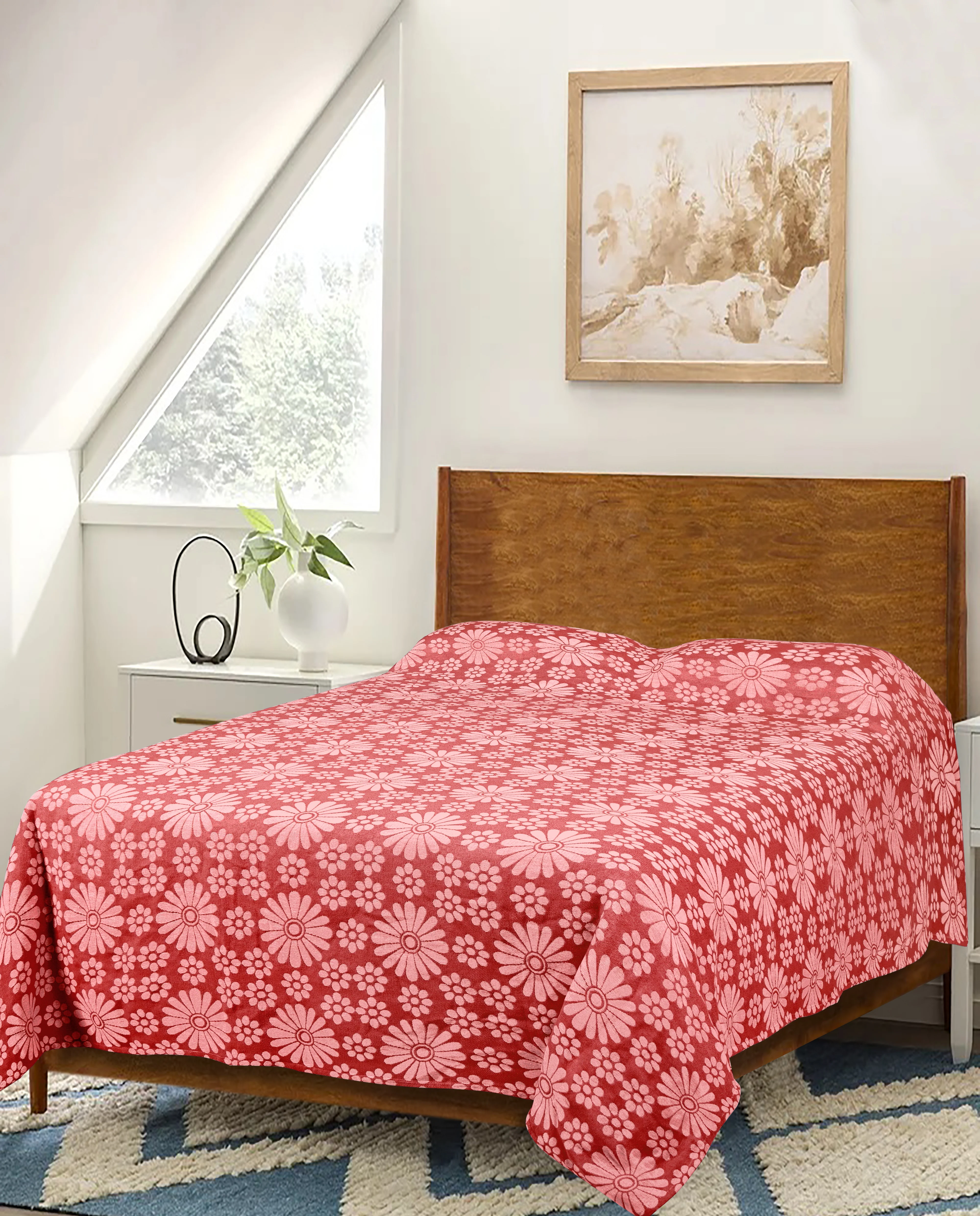 CHITKI Cotton Bed Cover Sheet – Lightweight Comforter, No Pillow Covers Included - Image 18