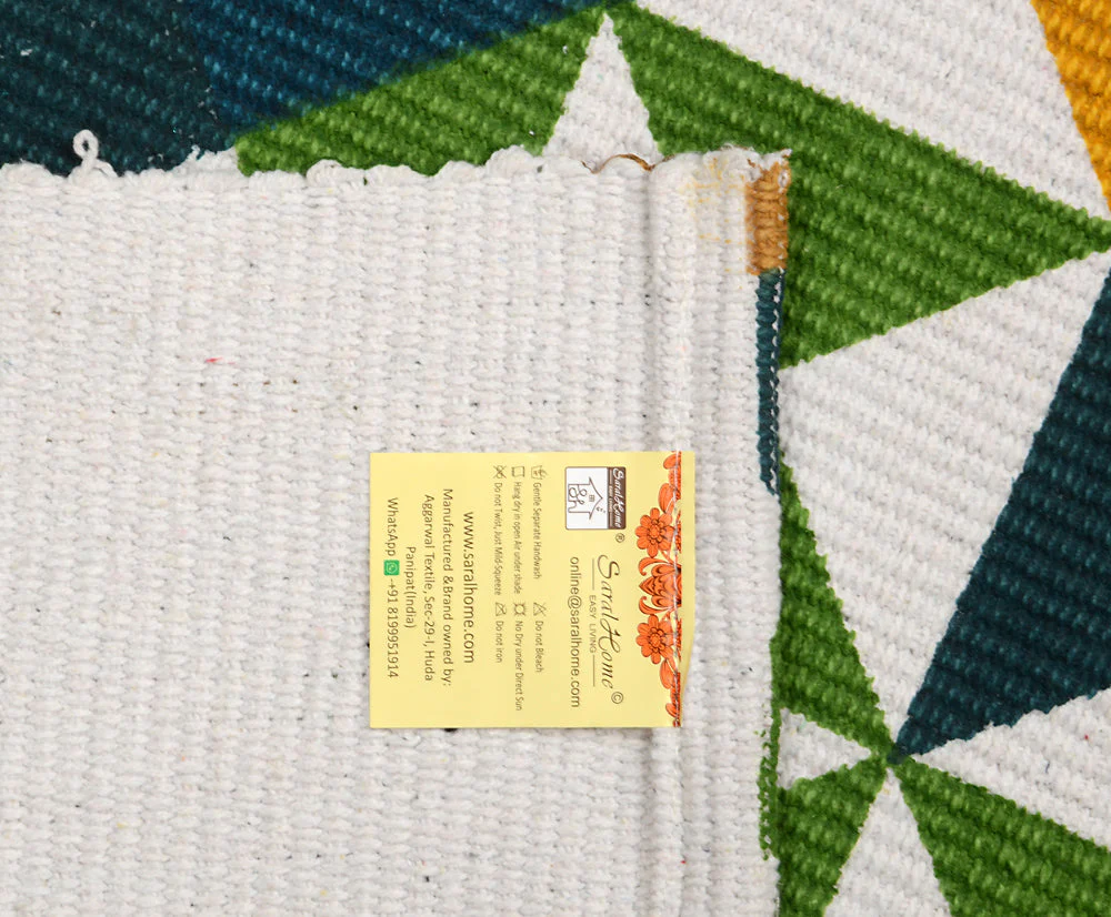 FIRKI Printed Rib Rug | Vibrant Prints with Durable Ribbed Texture - Image 15