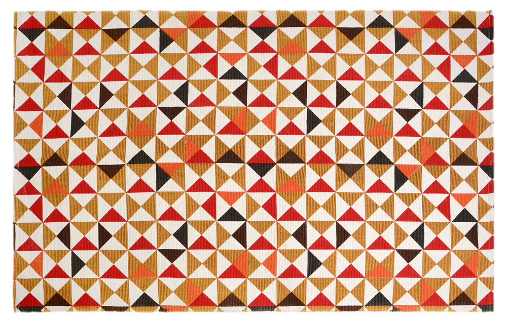 FIRKI Printed Rib Rug | Vibrant Prints with Durable Ribbed Texture - Image 3