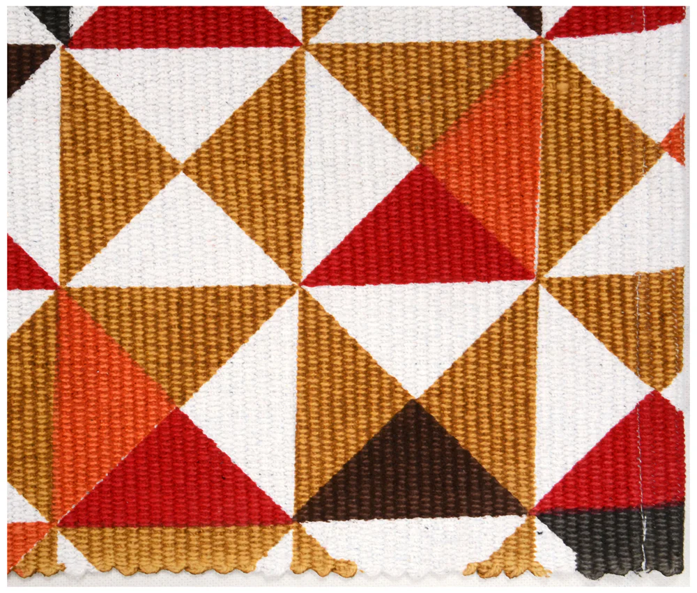FIRKI Printed Rib Rug | Vibrant Prints with Durable Ribbed Texture - Image 4