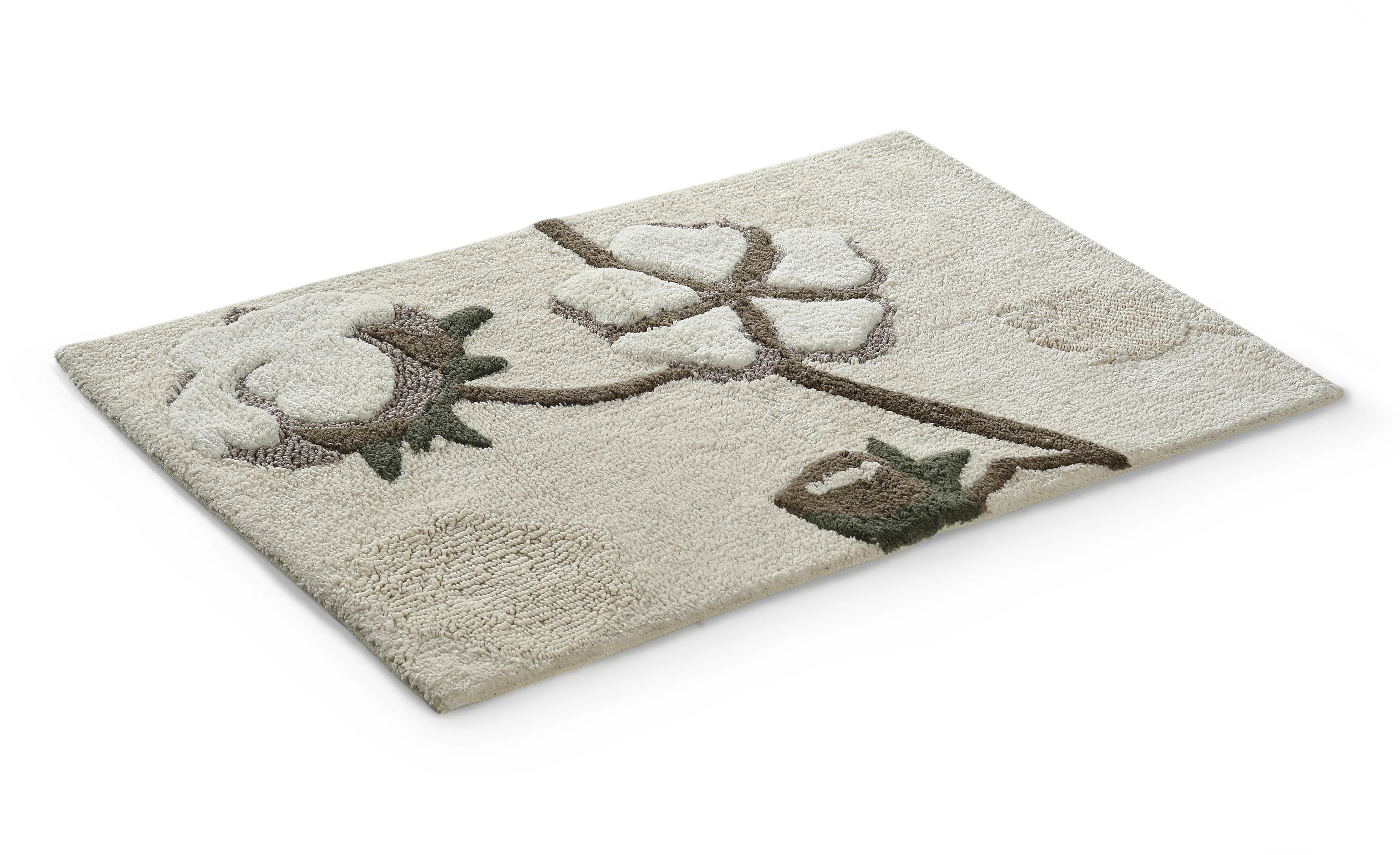 100% Cotton Premium Mat – 50x80 cm | Natural Comfort with Plush Texture - Image 3