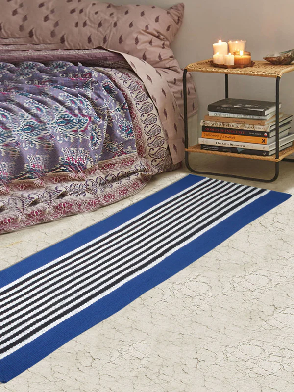 Cotton Handwoven Striped Runners | Lightweight, Durable & Washable - Image 14