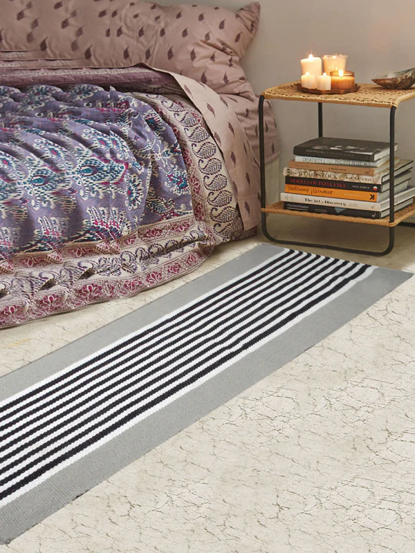 Cotton Handwoven Striped Runners | Lightweight, Durable & Washable - Image 22