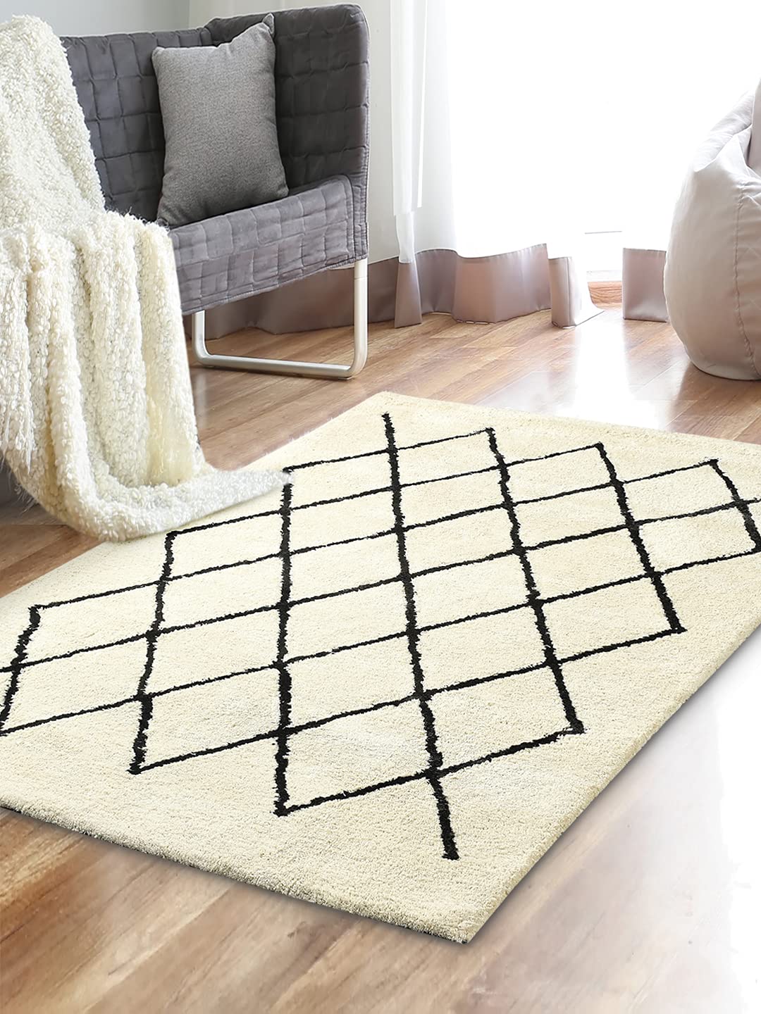 CRISS High Pile Fine Thread Carpet – Taupe | Modern Look with Ultra-Soft Feel - Image 22