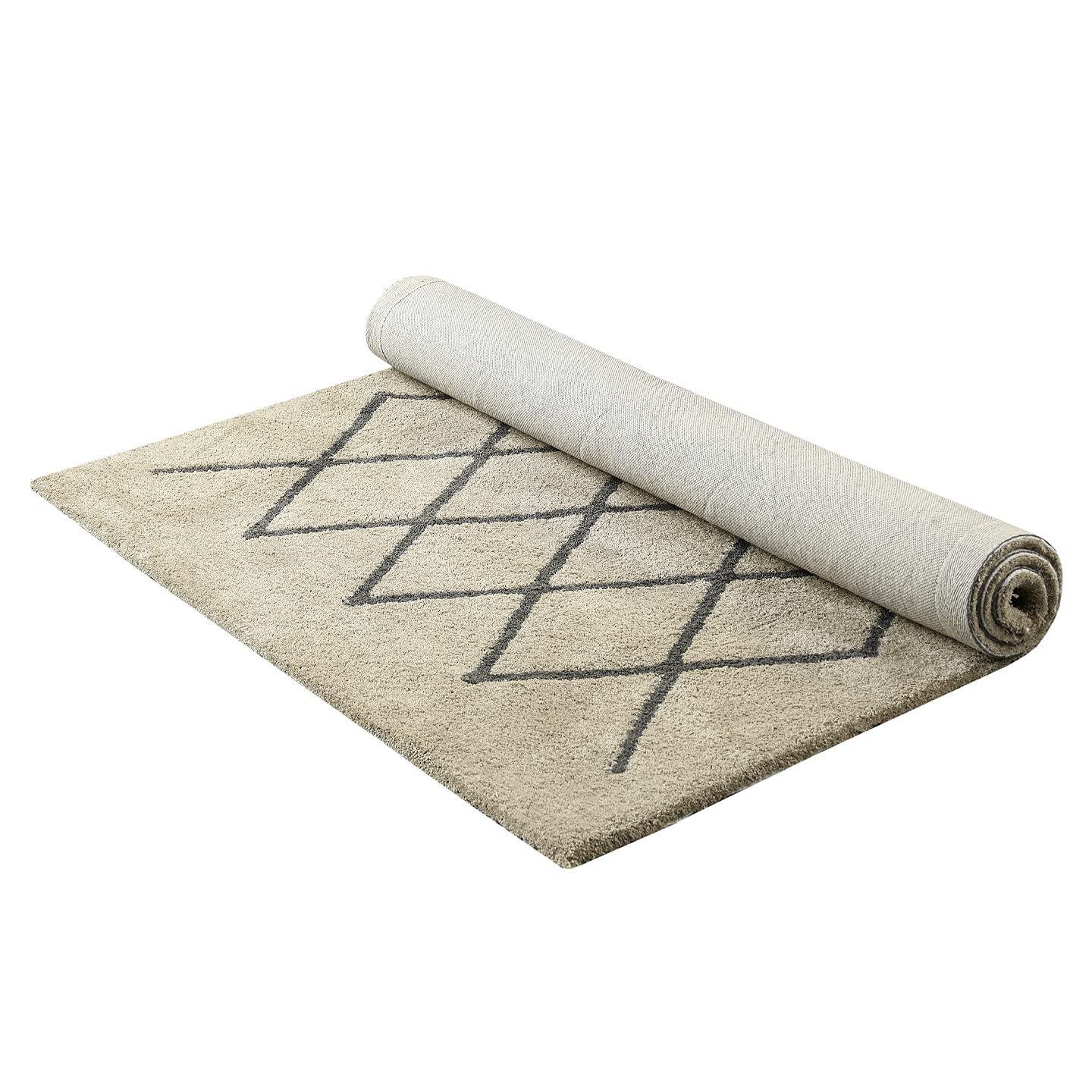 CRISS High Pile Fine Thread Carpet – Taupe | Modern Look with Ultra-Soft Feel - Image 6