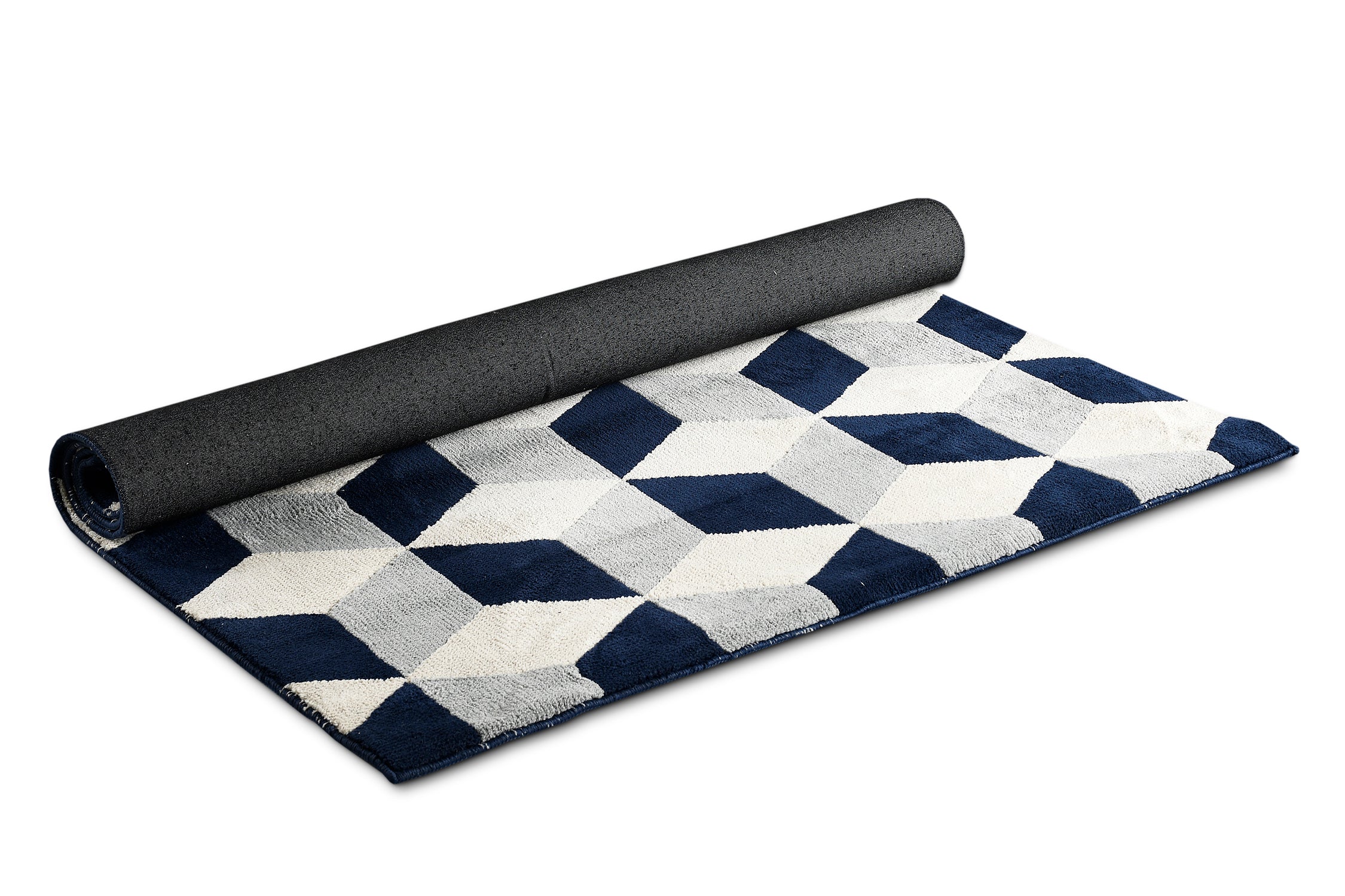 Cubes Soft Touch Surface Carpet | Geometric Pattern with Plush Finish - Image 10