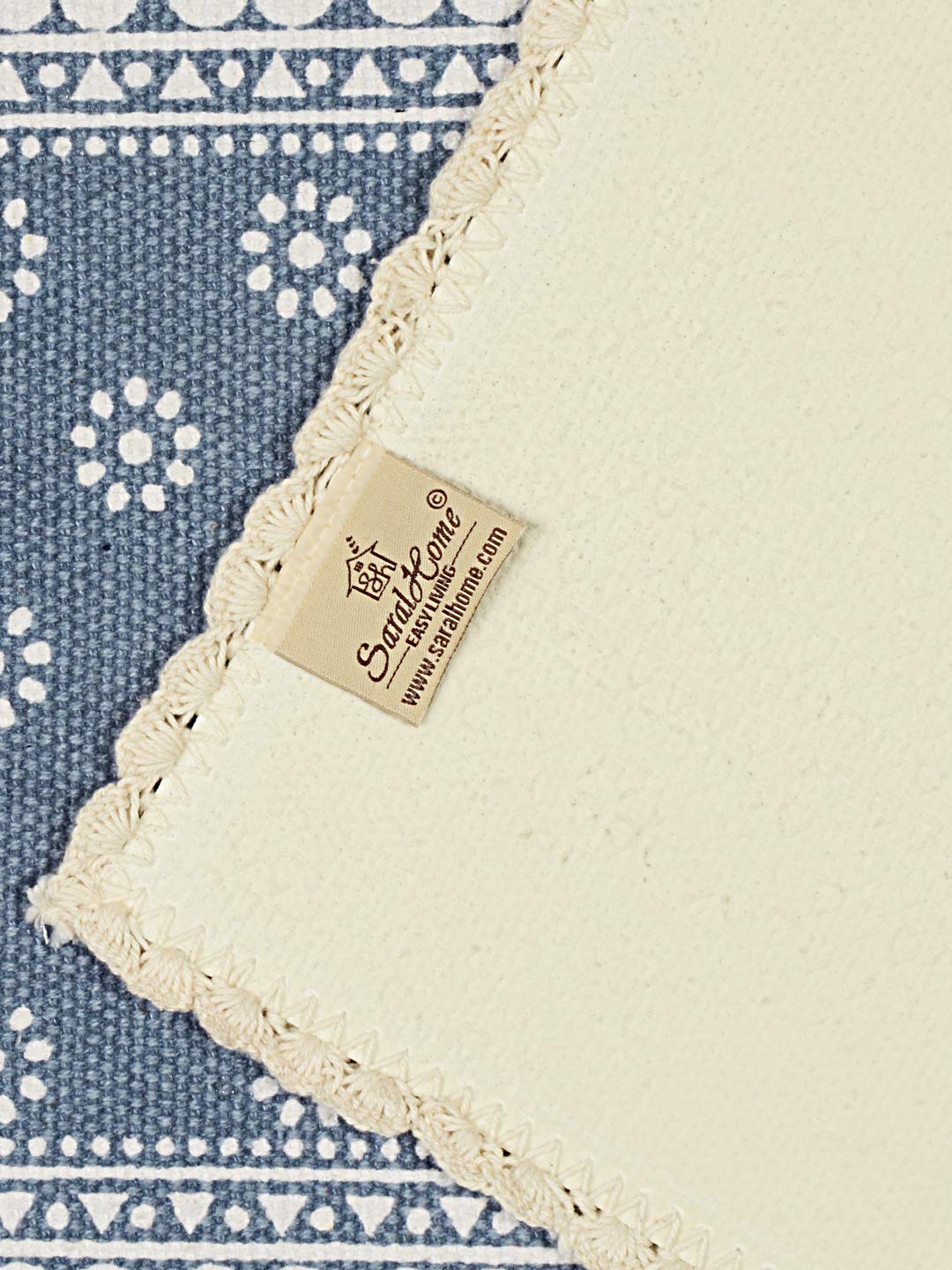 Jute & Cotton Table Mat with Artistic Print | Handcrafted Dining Table Décor - Image 24