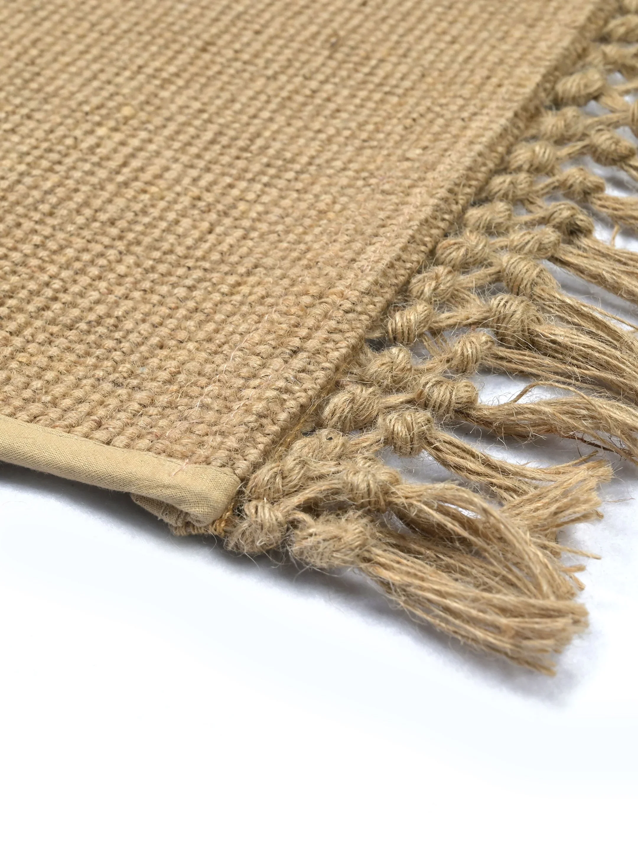 DESH - JUTE Woven Strong Anti-Slip Door Mat with fringe. - Image 4