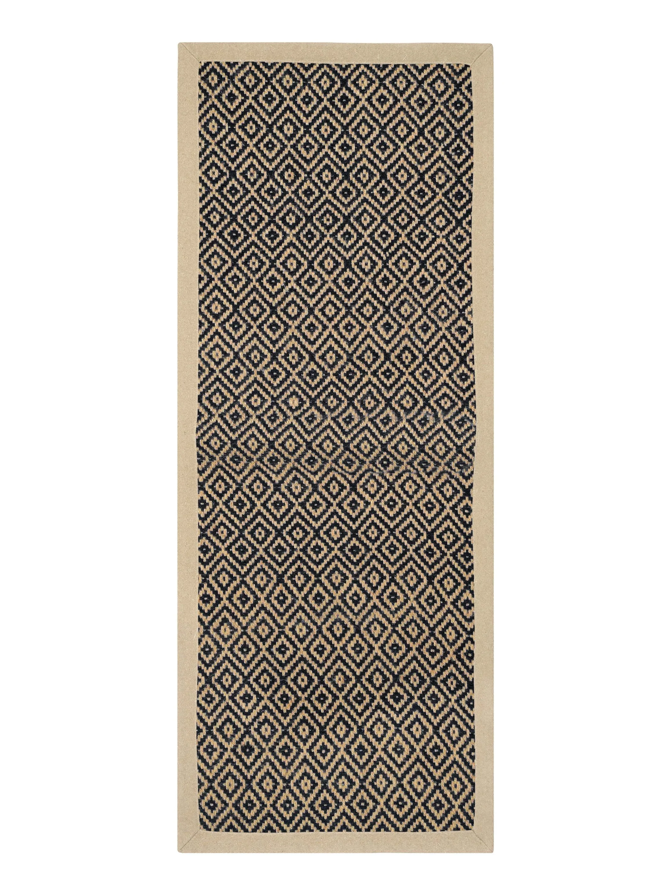 Diamond Jute & Cotton Woven Anti-Slip Strong Border Door Mat - Image 23