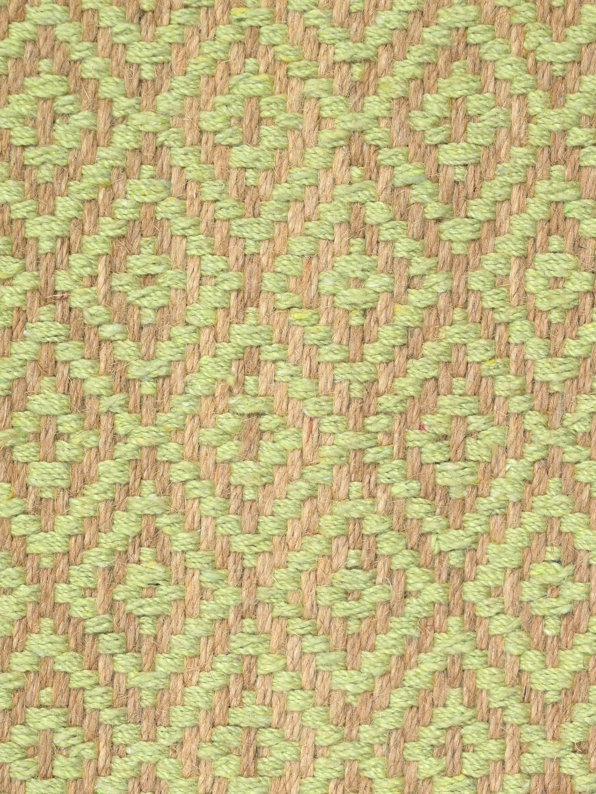 Diamond Jute & Cotton Woven Anti-Slip Strong Border Rug - Image 8