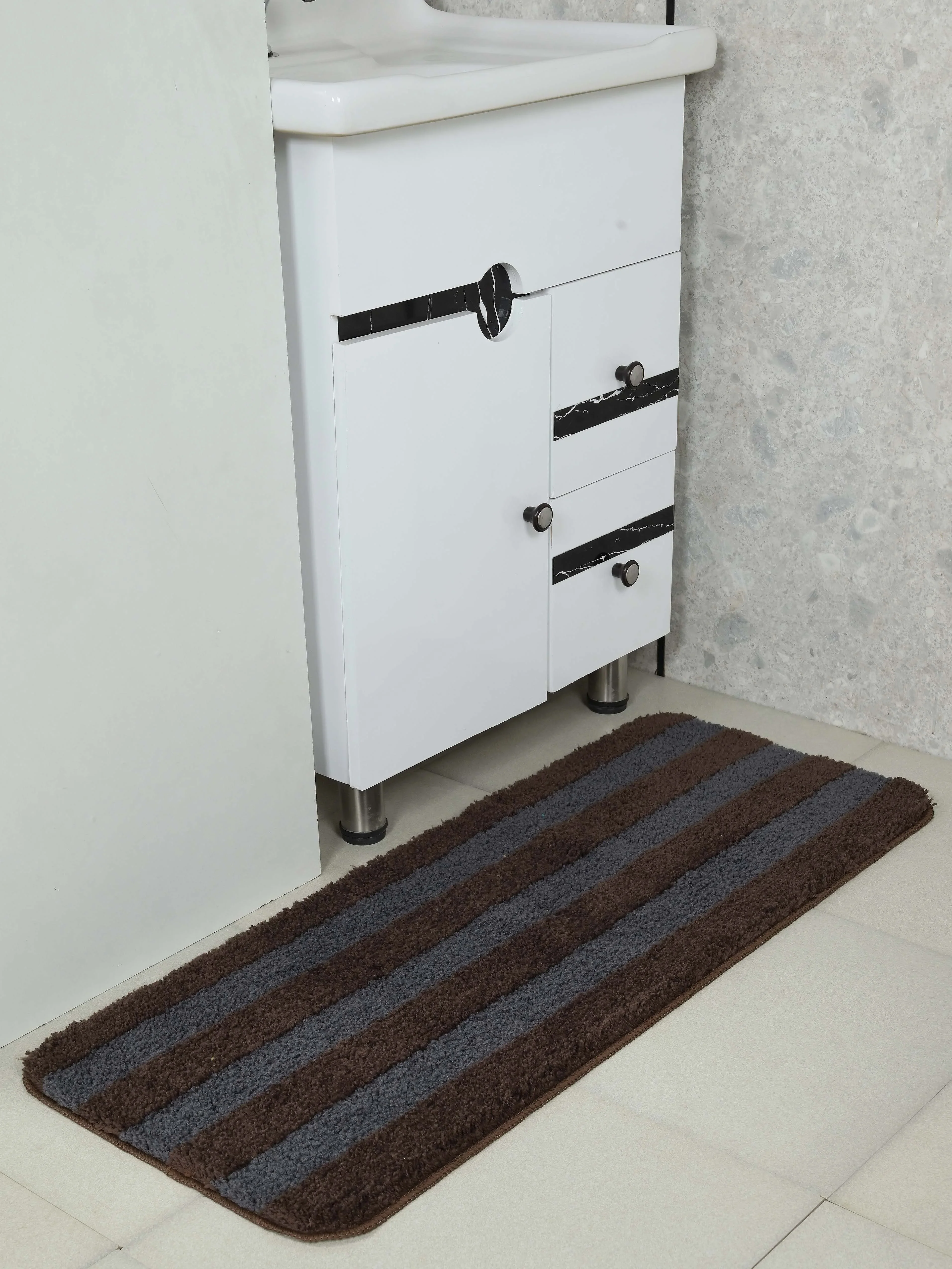 Digo Soft Anti-Slip Bath Runner | Elegant Texture with Strong Grip Base - Image 7