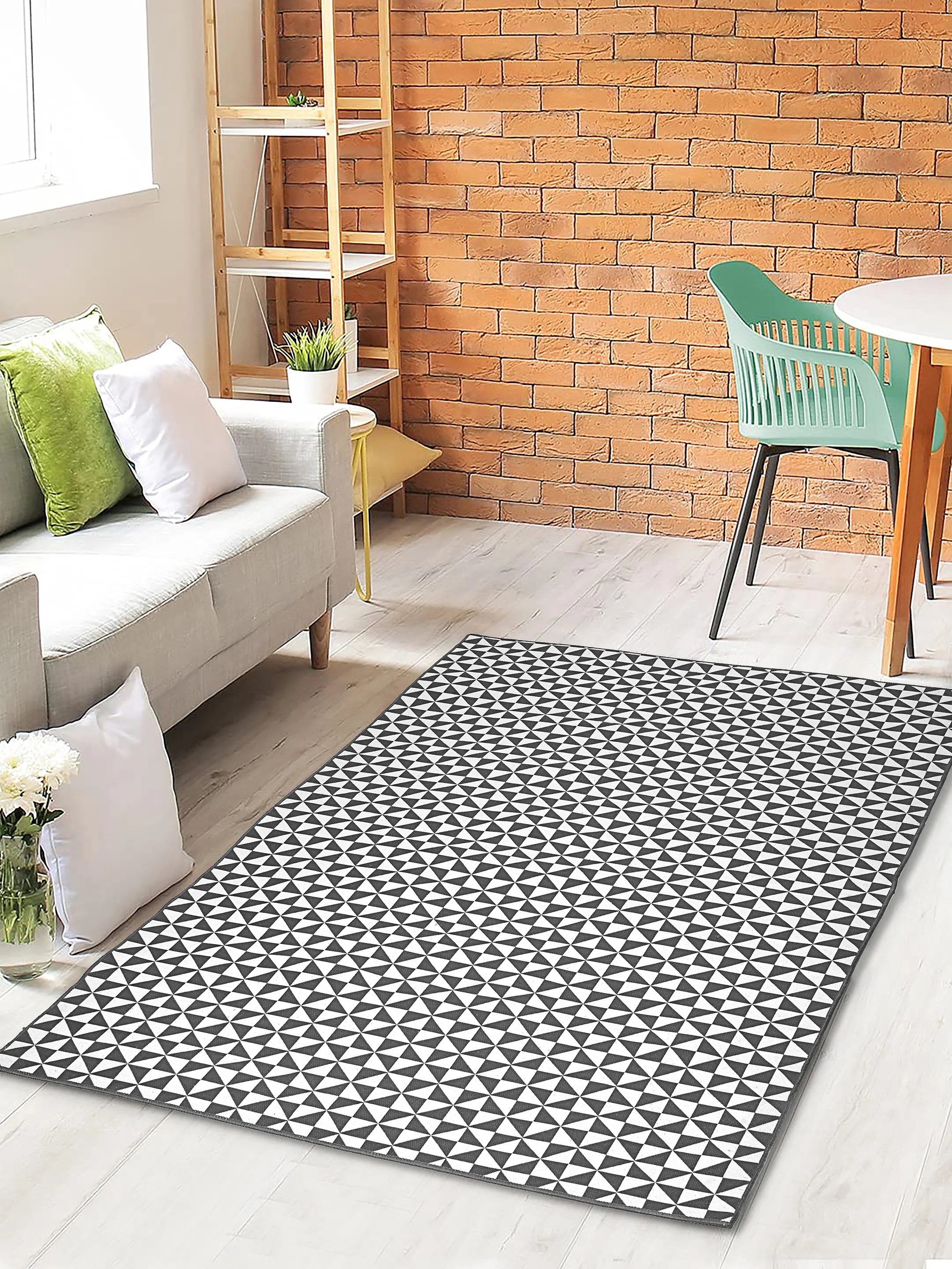 Firki Cotton Plain Surface Carpet | Natural Fabric with Minimalist Appeal - Image 15