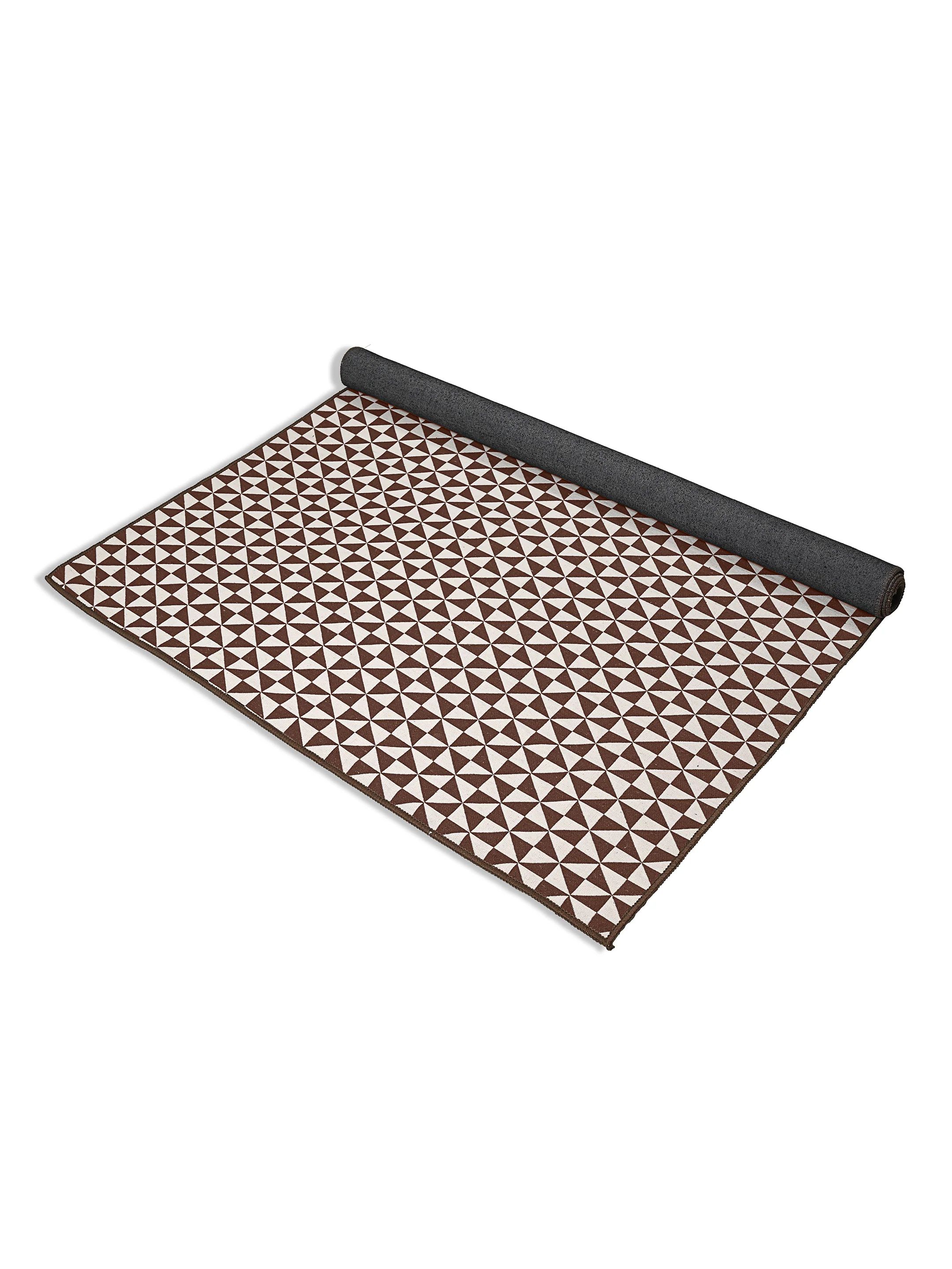 Firki Cotton Plain Surface Carpet | Natural Fabric with Minimalist Appeal - Image 4