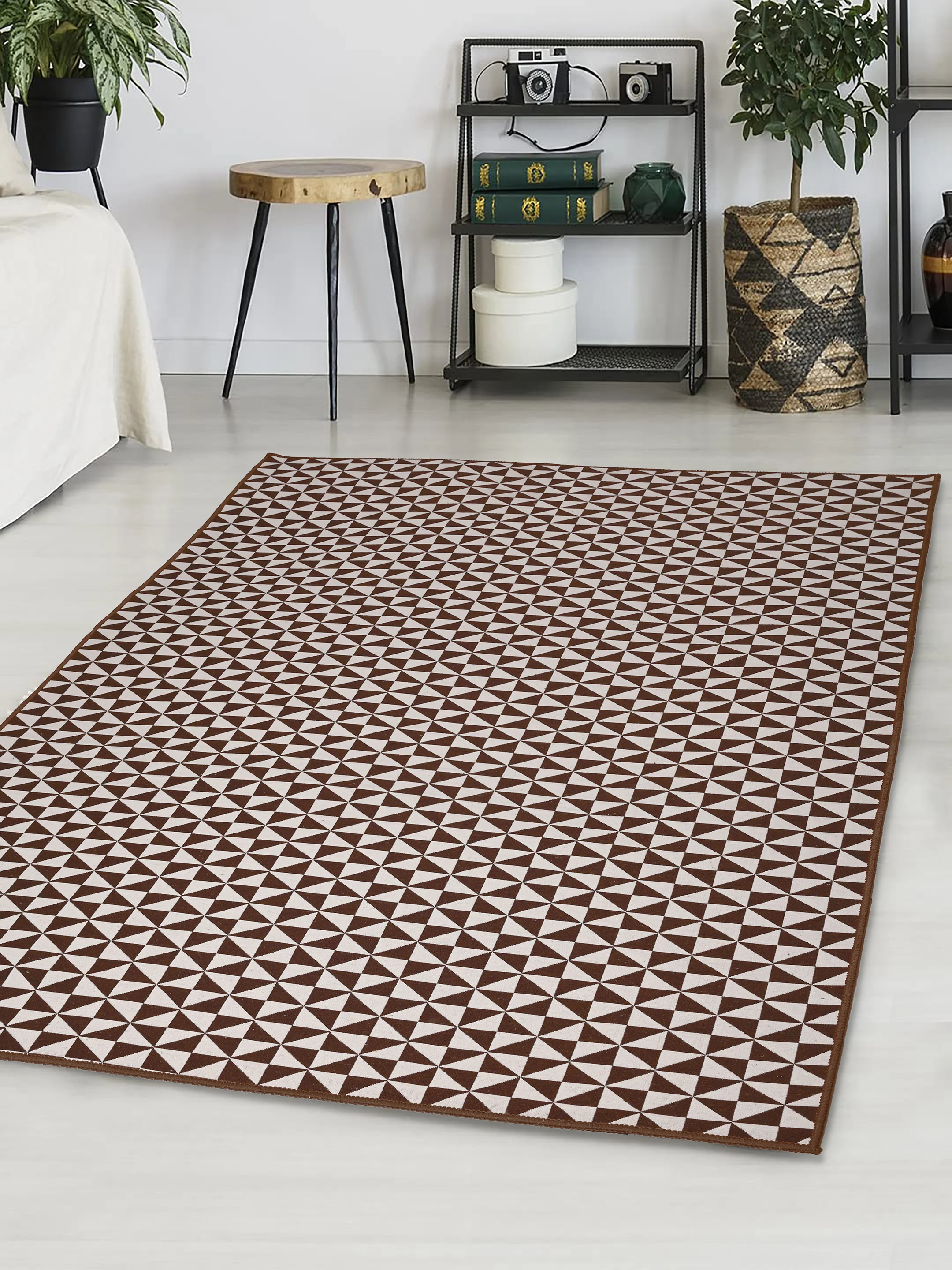 Firki Cotton Plain Surface Carpet | Natural Fabric with Minimalist Appeal - Image 7