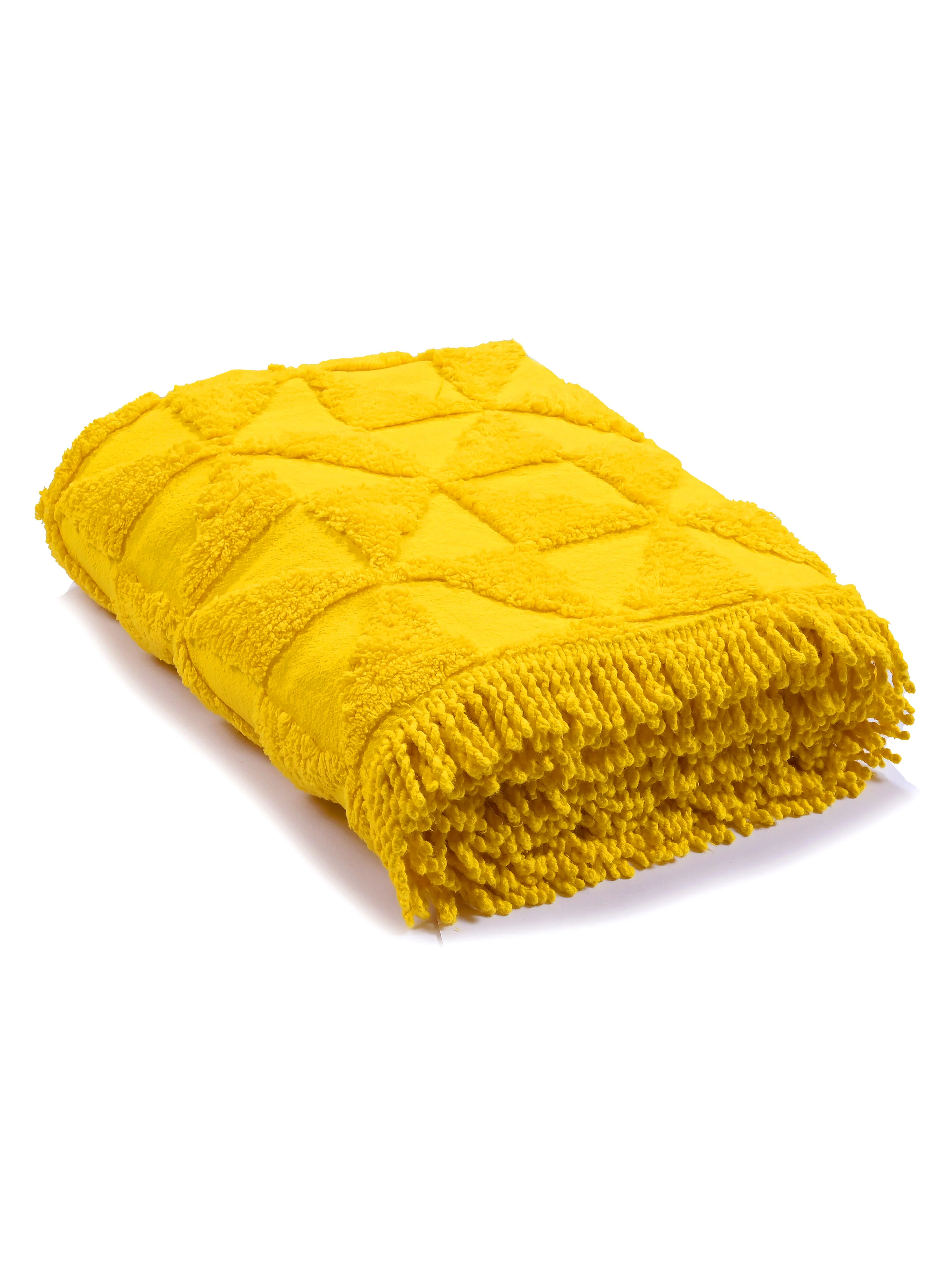 Firki Cotton Sofa Throw Cover | Hand-Woven Finish - Image 4