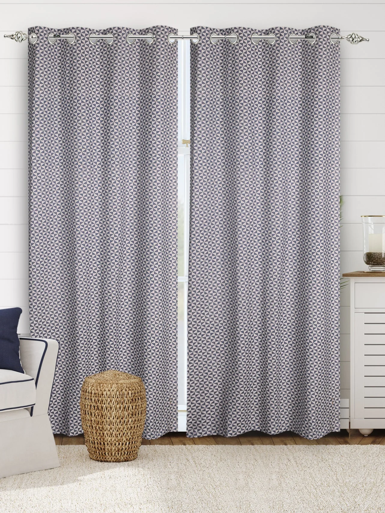 FIRKI Damask Cotton Blackout Curtains | Elegant Finish - Image 22