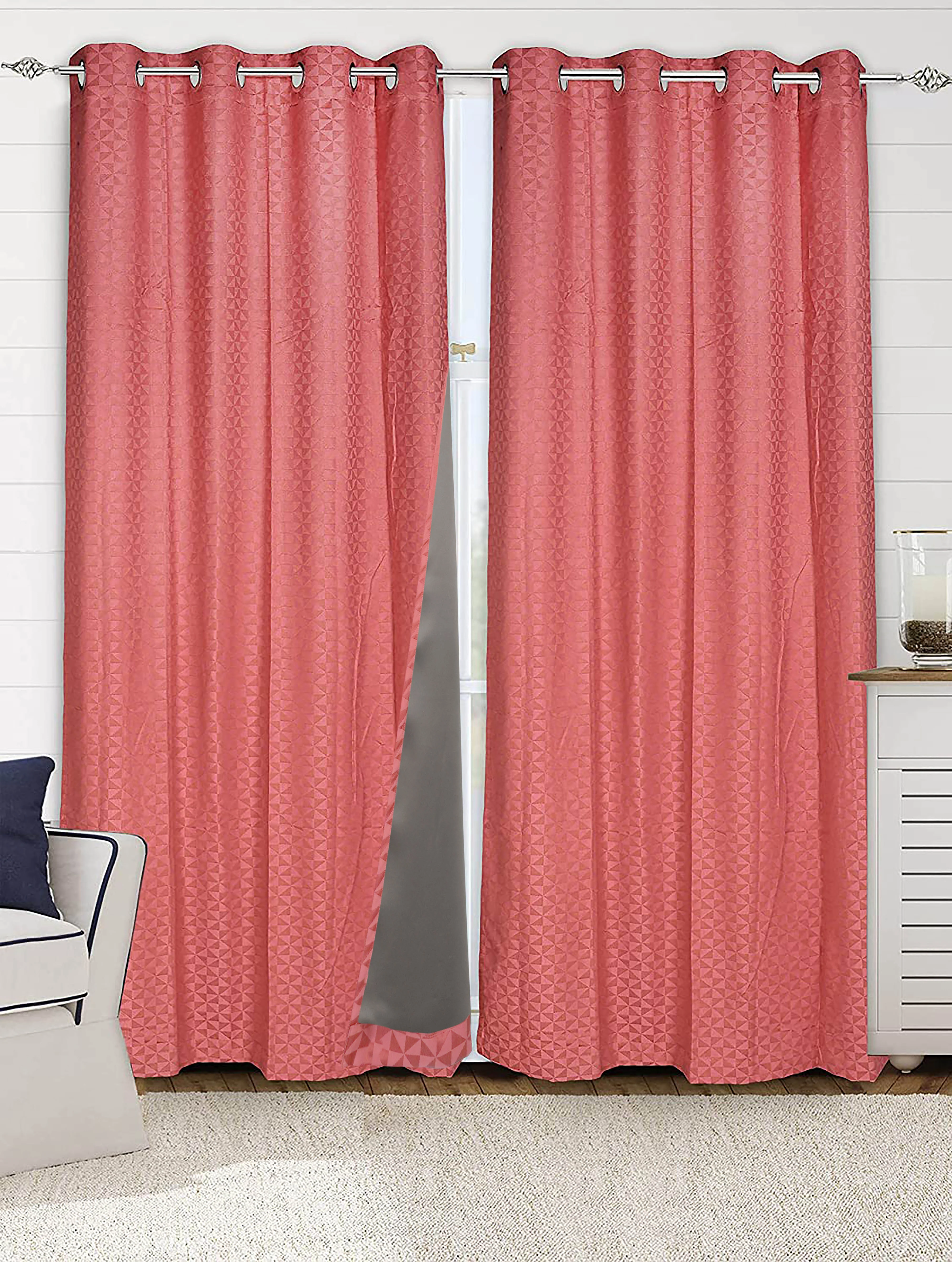 FIRKI Damask Cotton Blackout Curtains | Elegant Finish - Image 32