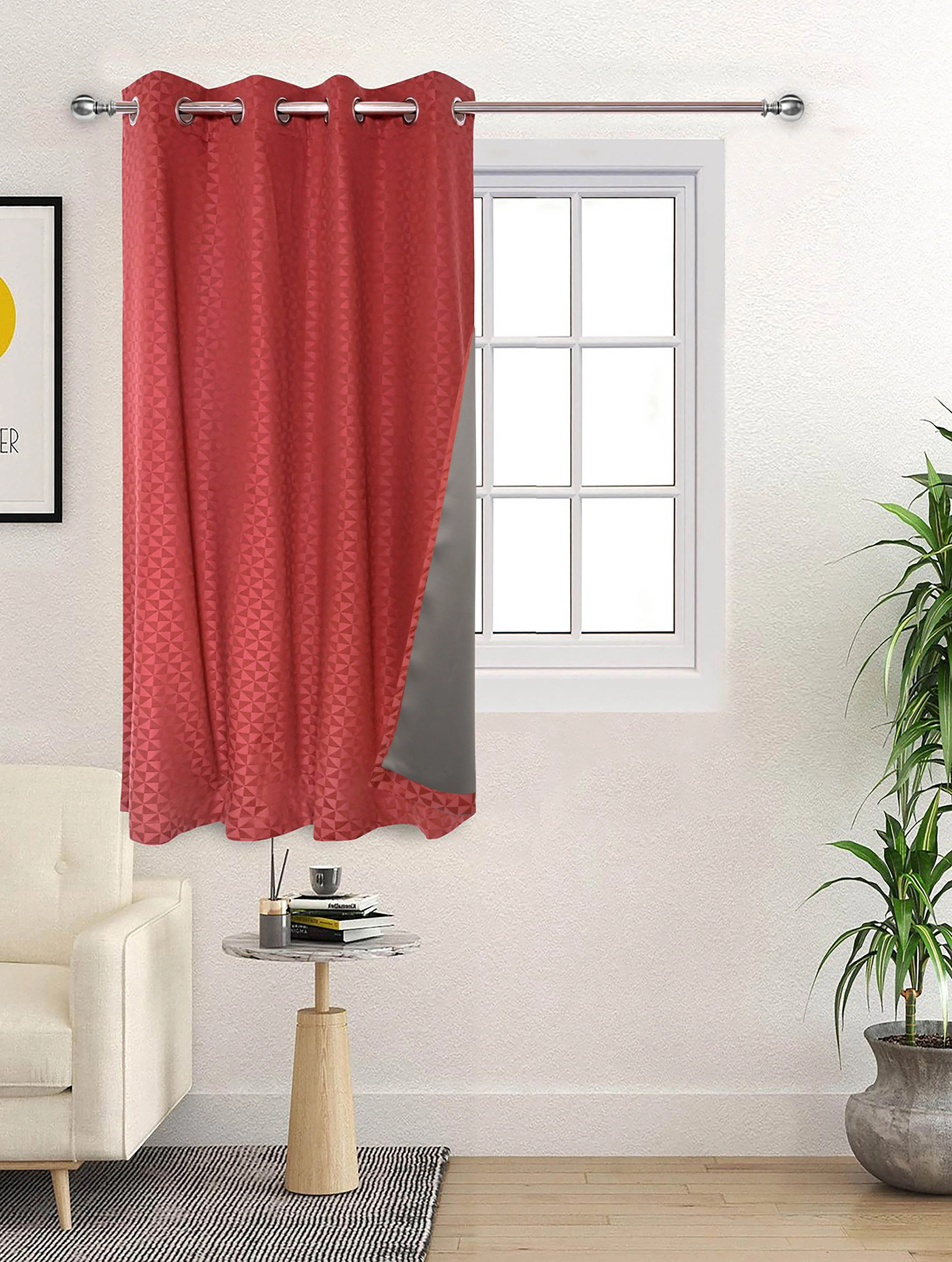 FIRKI Damask Cotton Blackout Curtains | Elegant Finish - Image 35