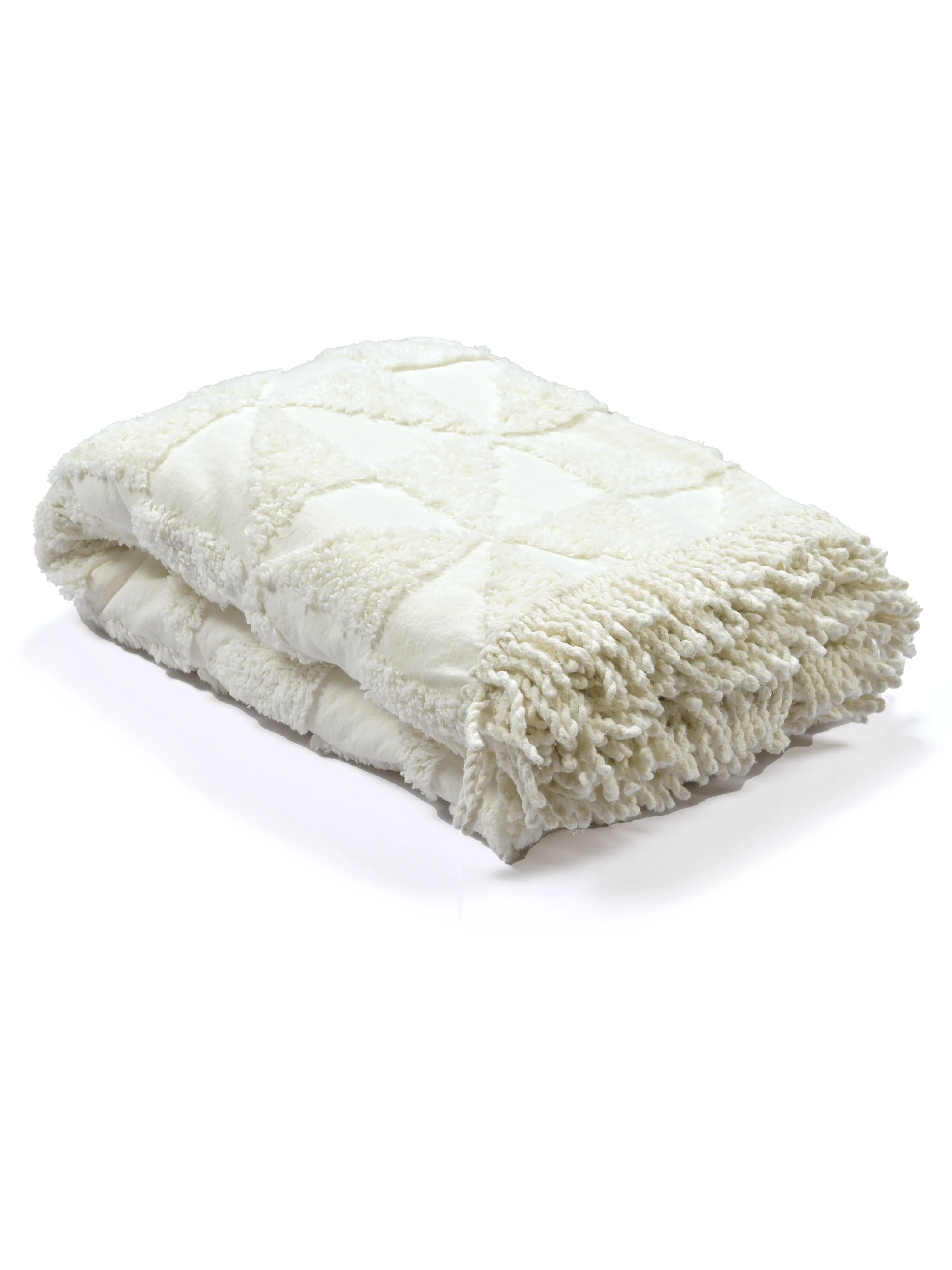 Firki Cotton Sofa Throw Cover | Hand-Woven Finish - Image 4