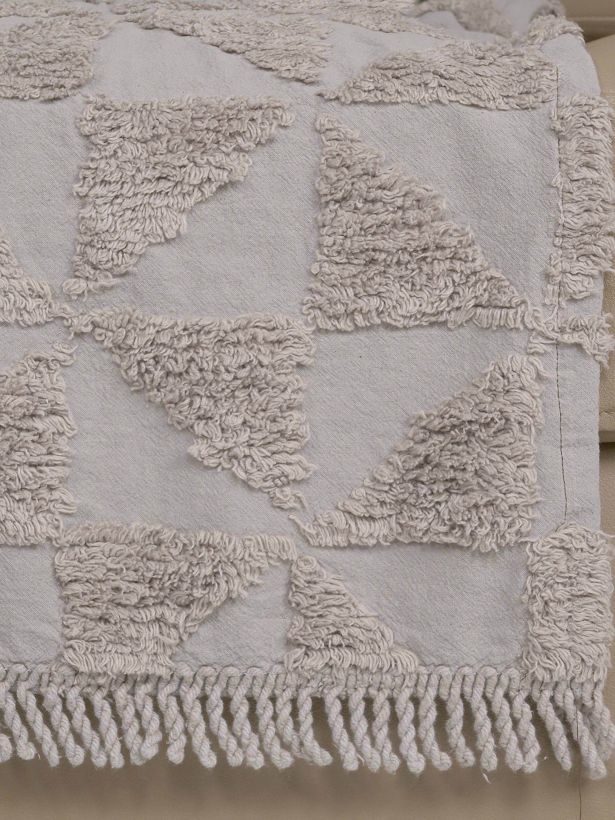 Firki Cotton Sofa Throw Cover | Hand-Woven Finish - Image 7