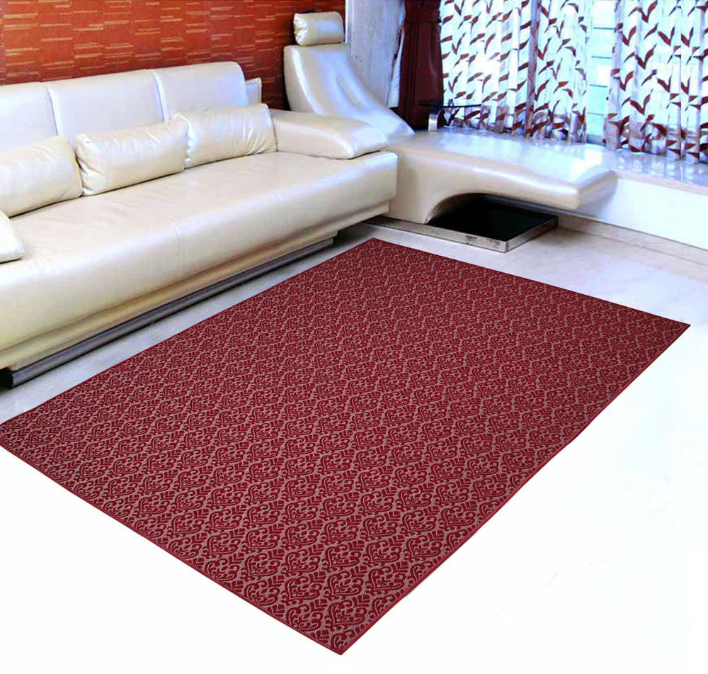 Fleur Flat Woven Jacquard Carpet | Intricate Weave & Soft Touch Texture - Image 13