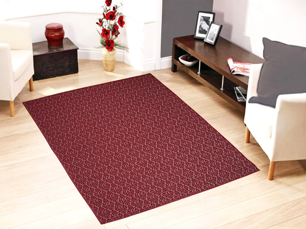 Fleur Flat Woven Jacquard Carpet | Intricate Weave & Soft Touch Texture - Image 14